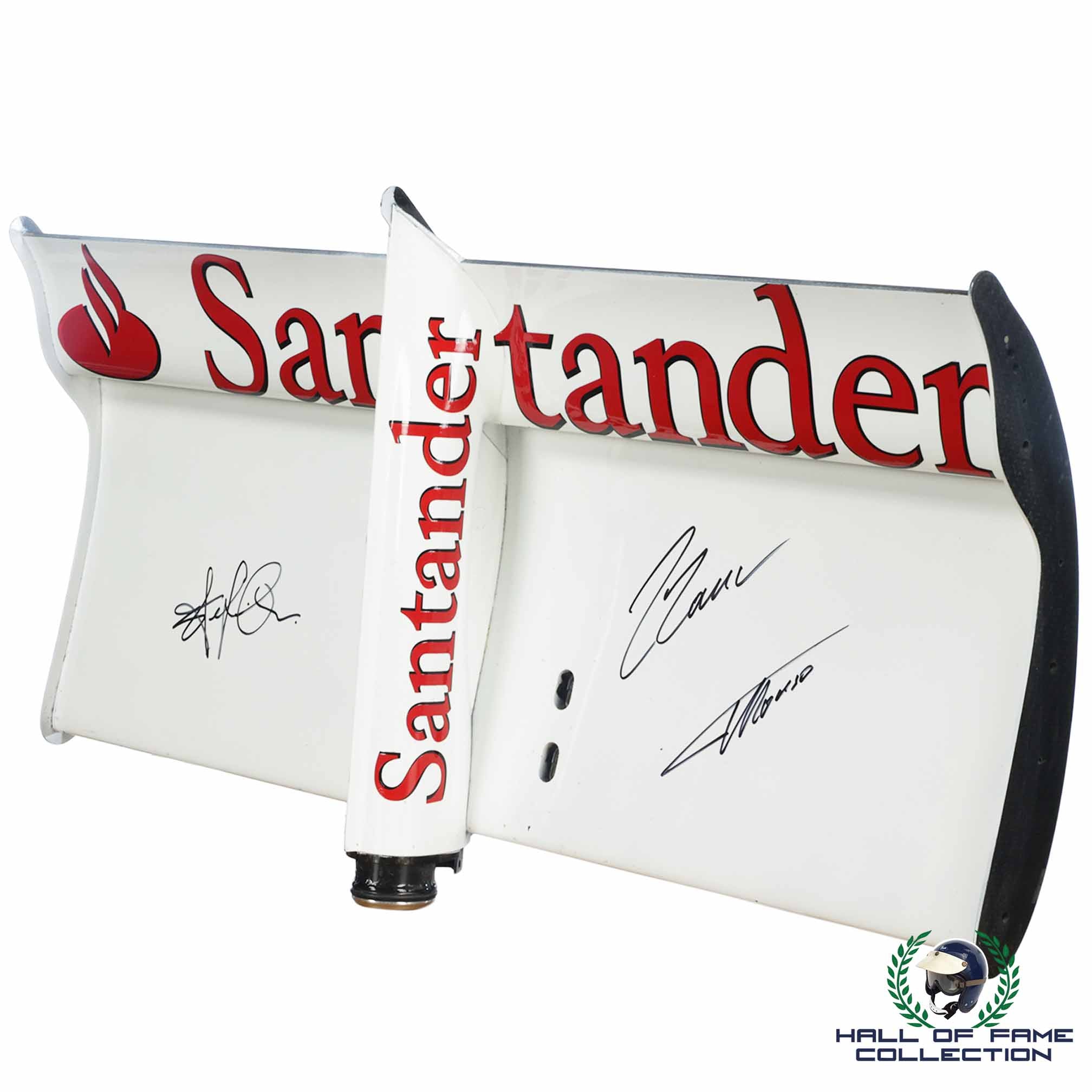 2010 Fernando Alonso/Felipe Massa/Stefano Domenicali Signed Scuderia Ferrari F10 F1 Rear Wing