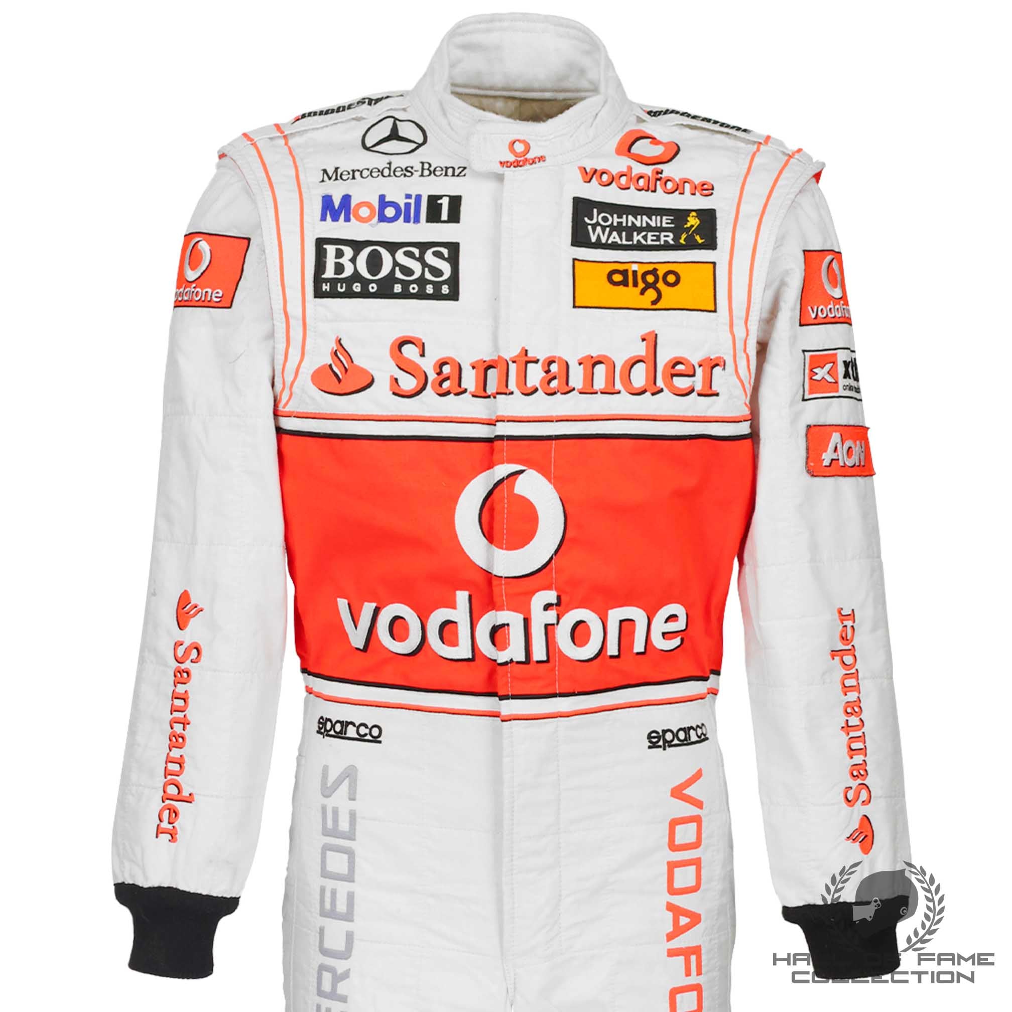2010 Lewis Hamilton Original Worn McLaren F1 Suit