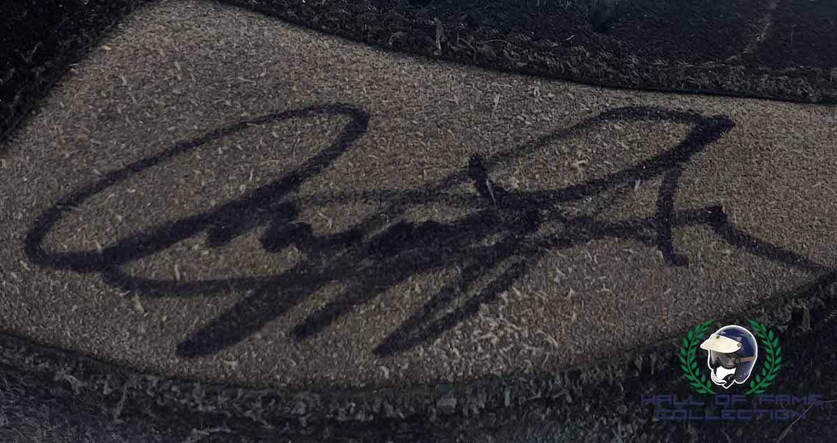 2011 Arie Luyendyk Signed Race Used Spa 24hr Race Stand 21 Sportscar Racing Boots