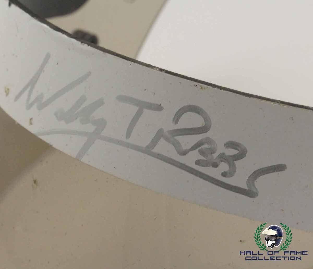 2011 Willy T. Ribbs & Chase Austins Signed IndyLights Used Brooks Associate Racing IndyCar Visor