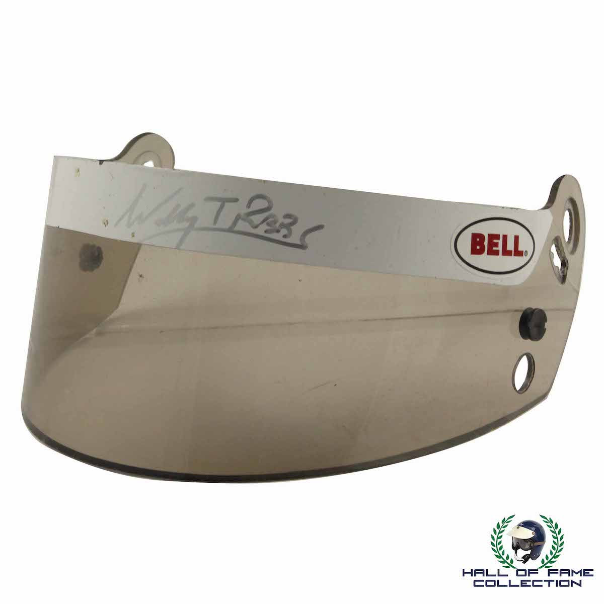 2011 Willy T. Ribbs & Chase Austins Signed IndyLights Used Brooks Associate Racing IndyCar Visor