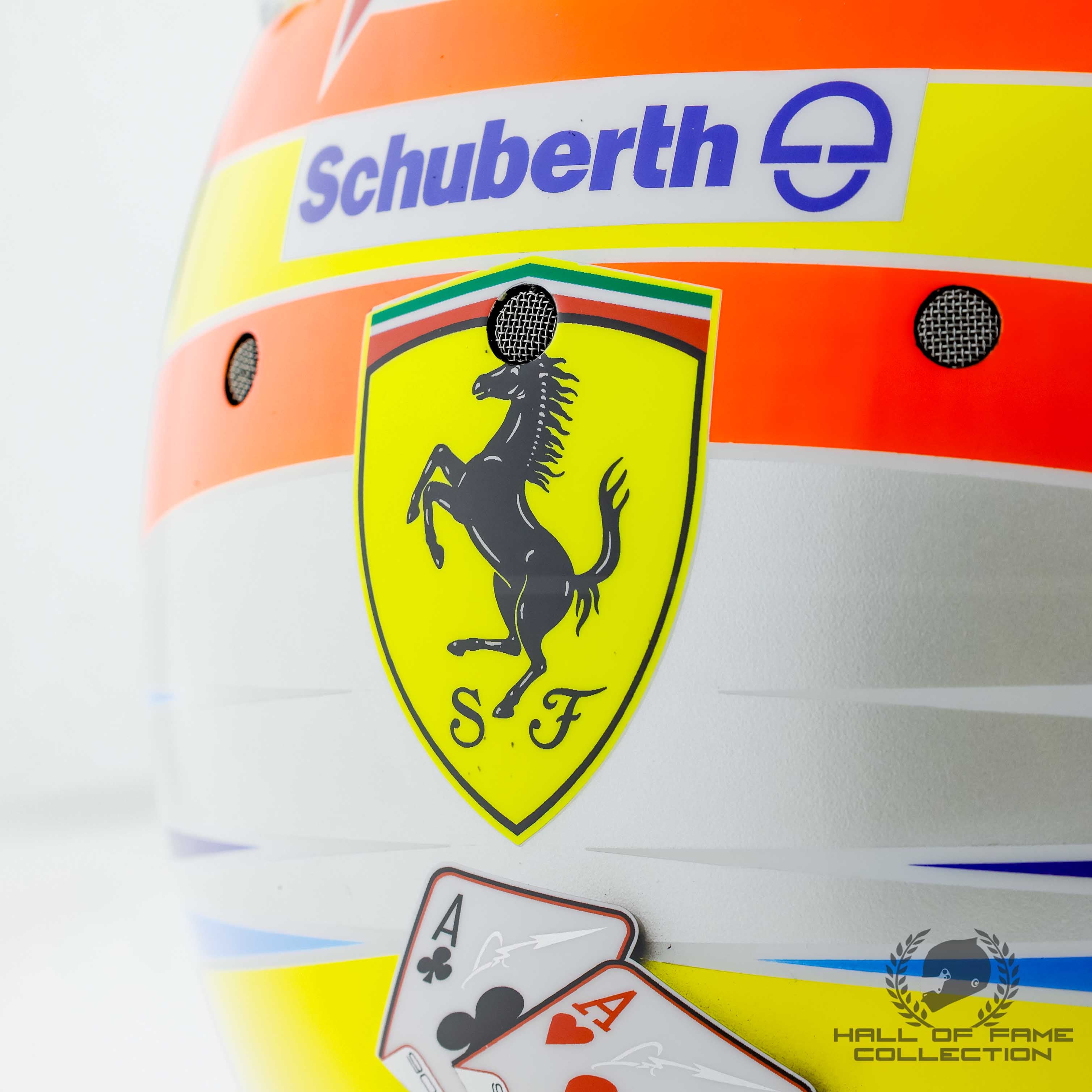 2011 Fernando Alonso Signed Australian GP Used Ferrari F1 Helmet