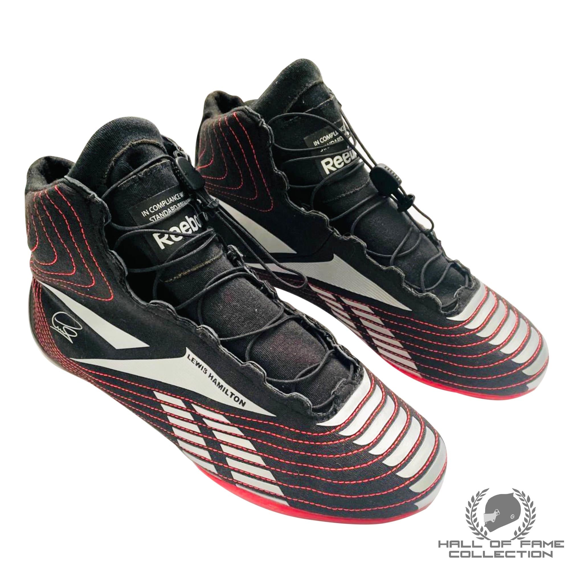 2011 Lewis Hamilton Race Used McLaren F1 Boots