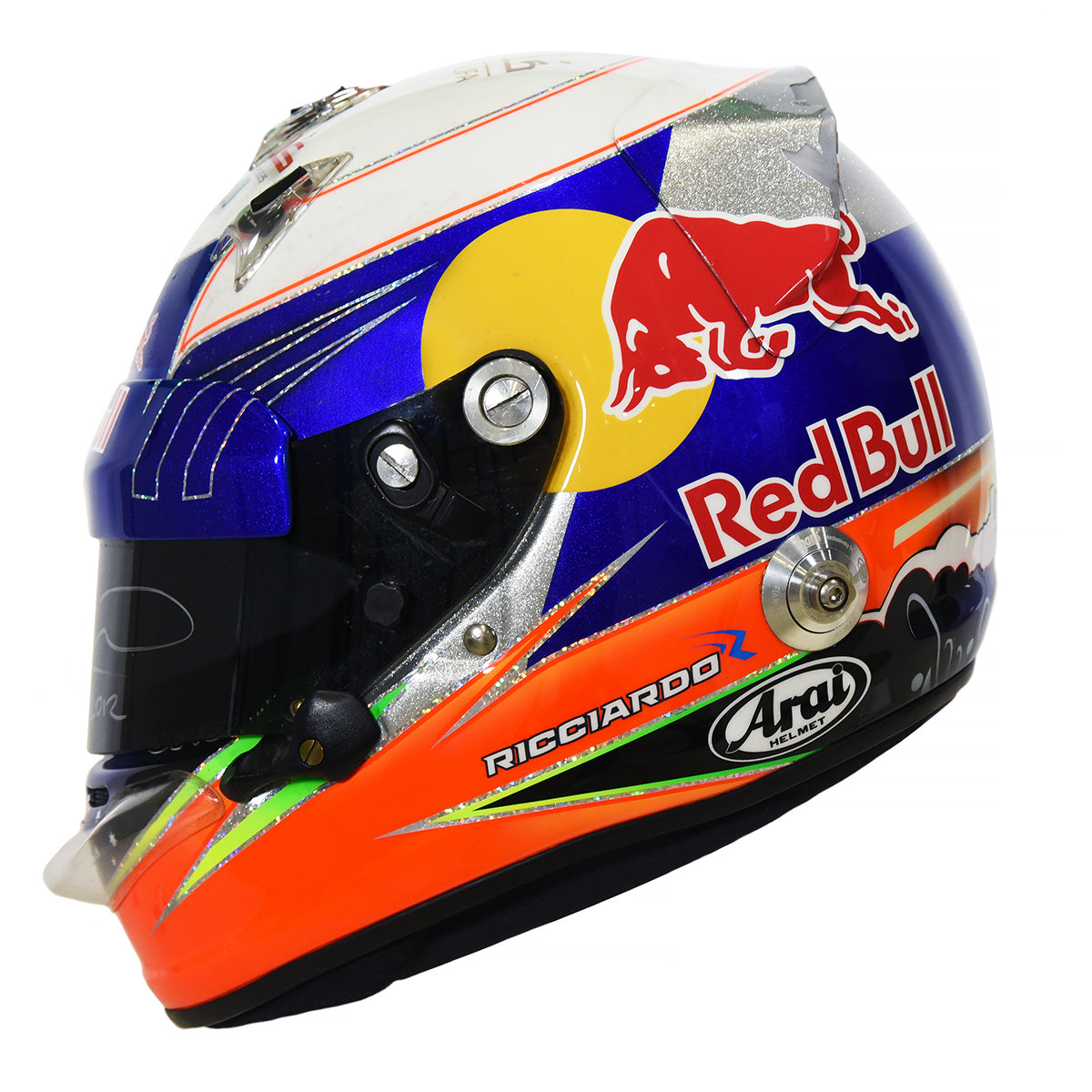 2012 Daniel Ricciardo Signed Race Used Toro Rosso Rookie F1 Helmet