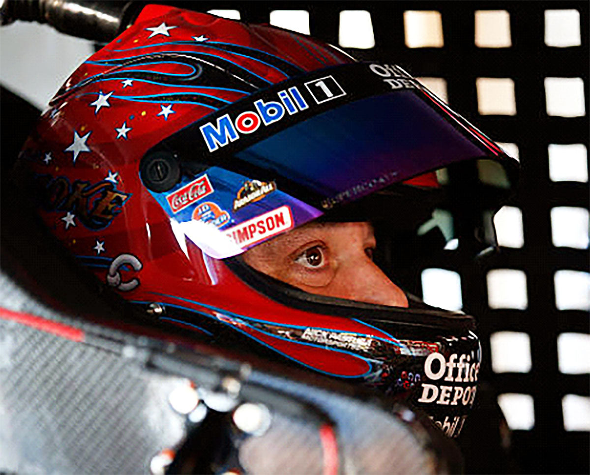 2012 Tony Stewart Signed Race Used Nascar Helmet