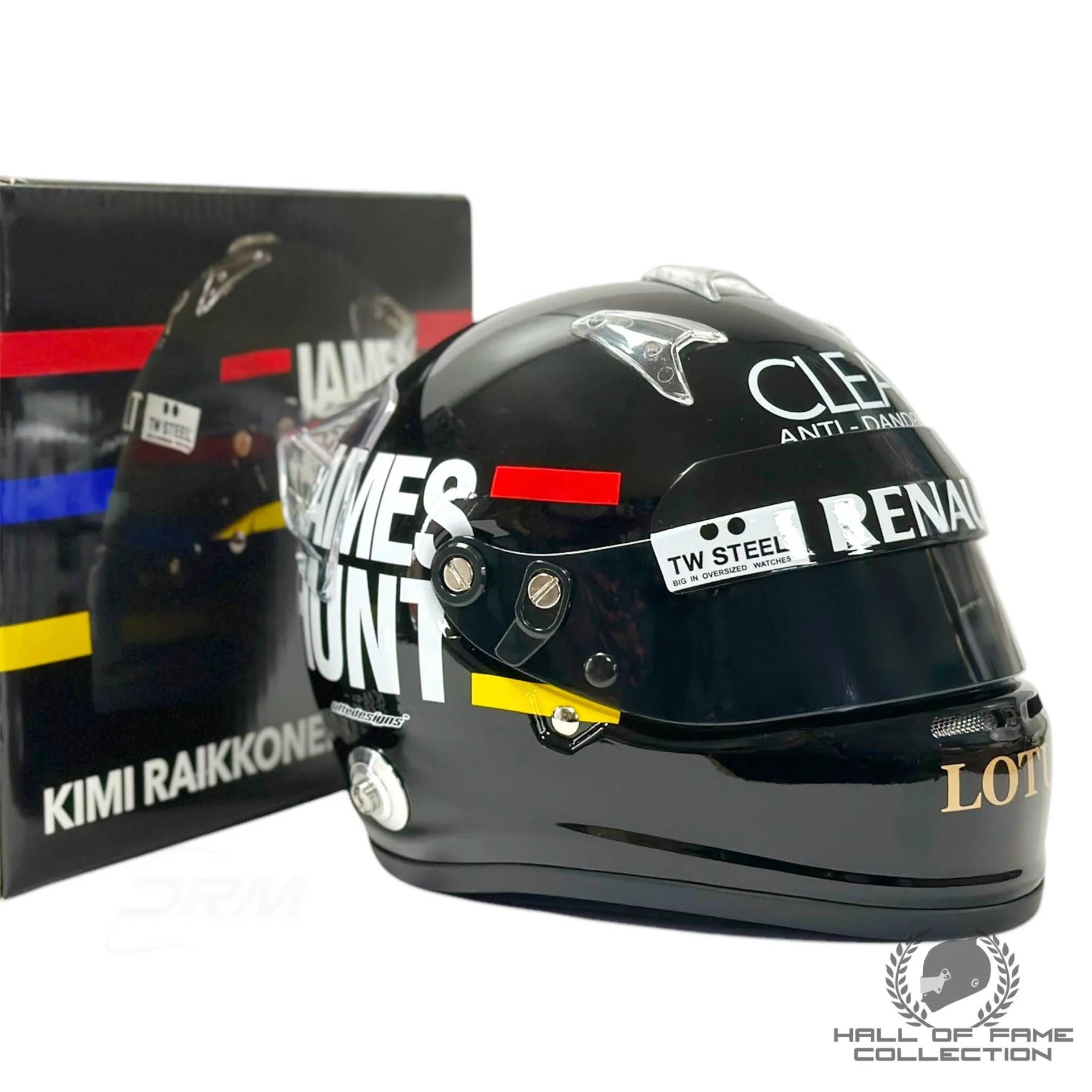 2012 Kimi Raikkonen James Hunt Tribute Monaco GP Lotus 1:2 Scale F1 Helmet