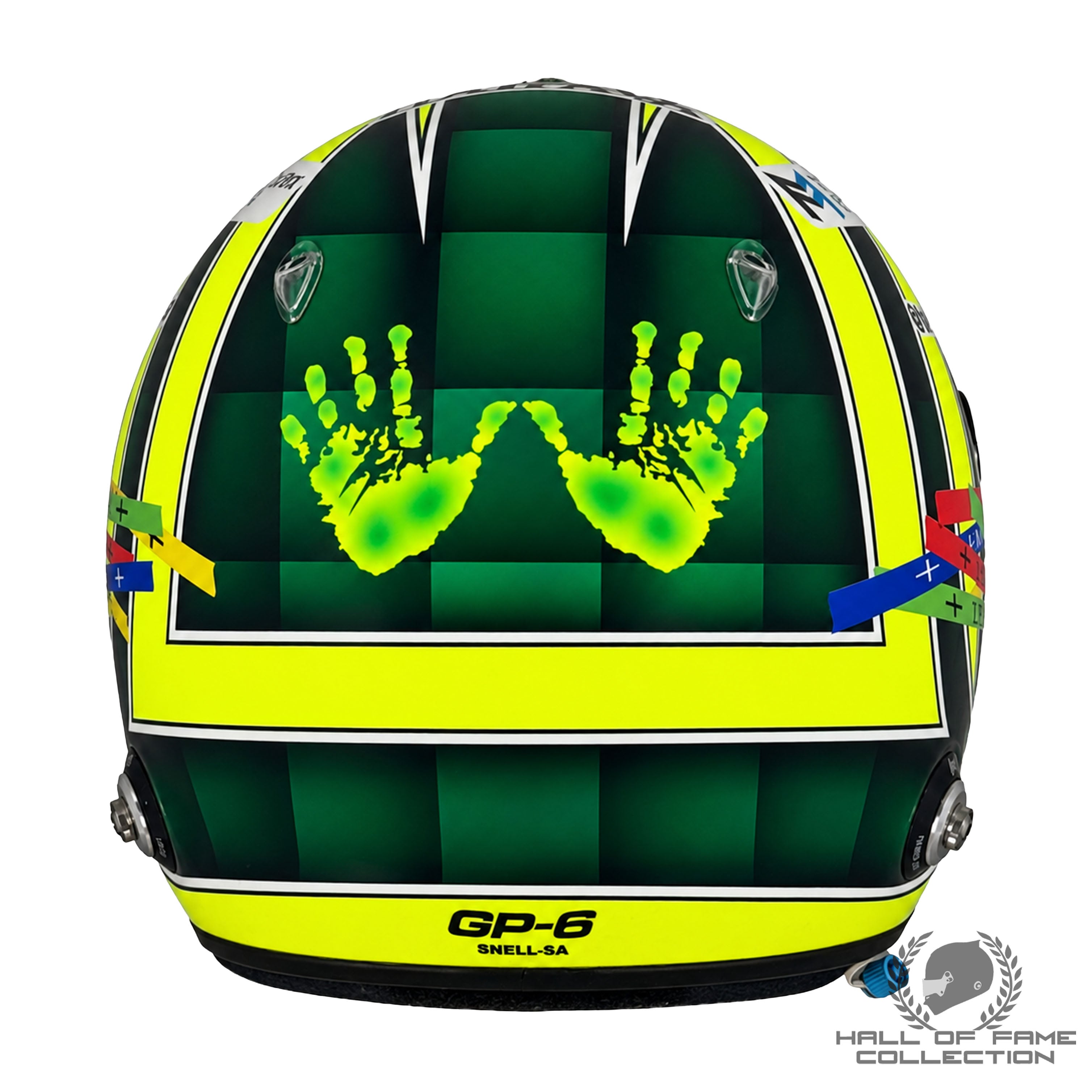 2011-12 Tony Kanaan Signed Race Used KV Racing Technology IndyCar Helmet