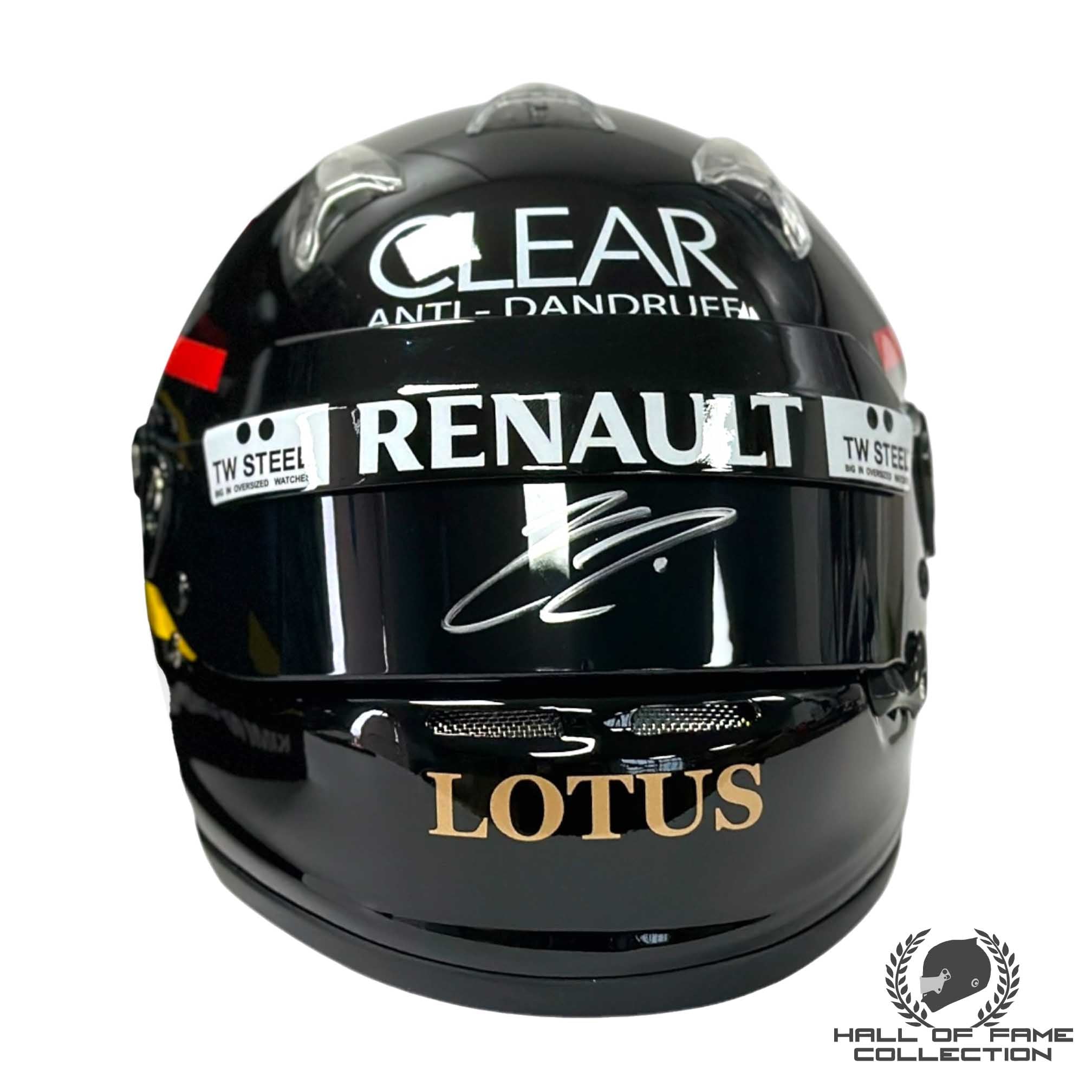 2012 Kimi Raikkonen Signed James Hunt Tribute Monaco GP Lotus 1:2 Scale F1 Helmet