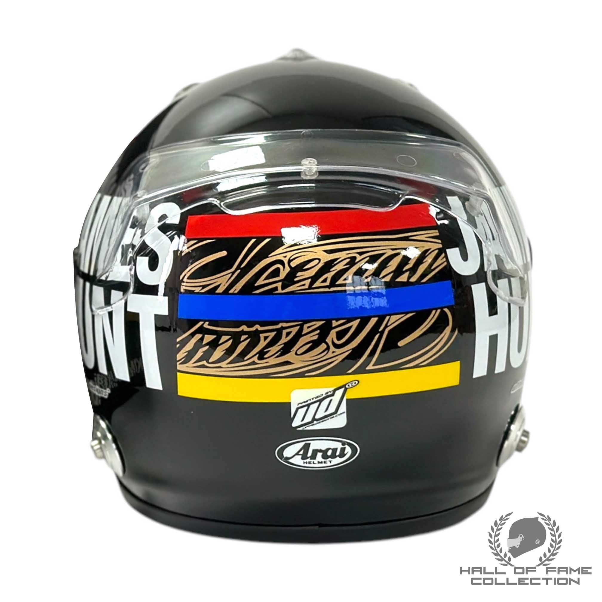 2012 Kimi Raikkonen Signed James Hunt Tribute Monaco GP Lotus 1:2 Scale F1 Helmet