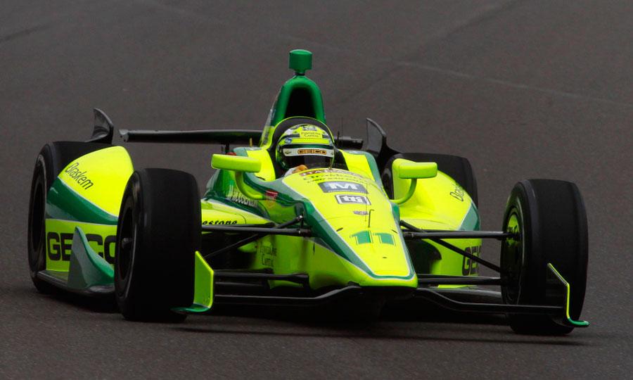 2012 Tony Kanaan Signed Race Used KV Racing Technology IndyCar Suit