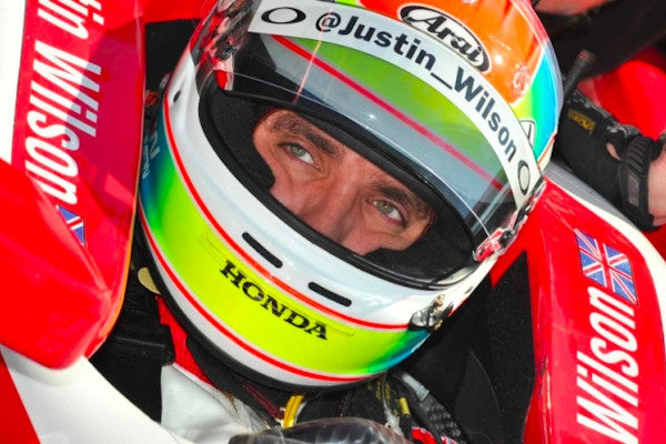 2011 Justin Wilson Signed Indy 500 Race Used Dreyer & Reinbold IndyCar Gloves