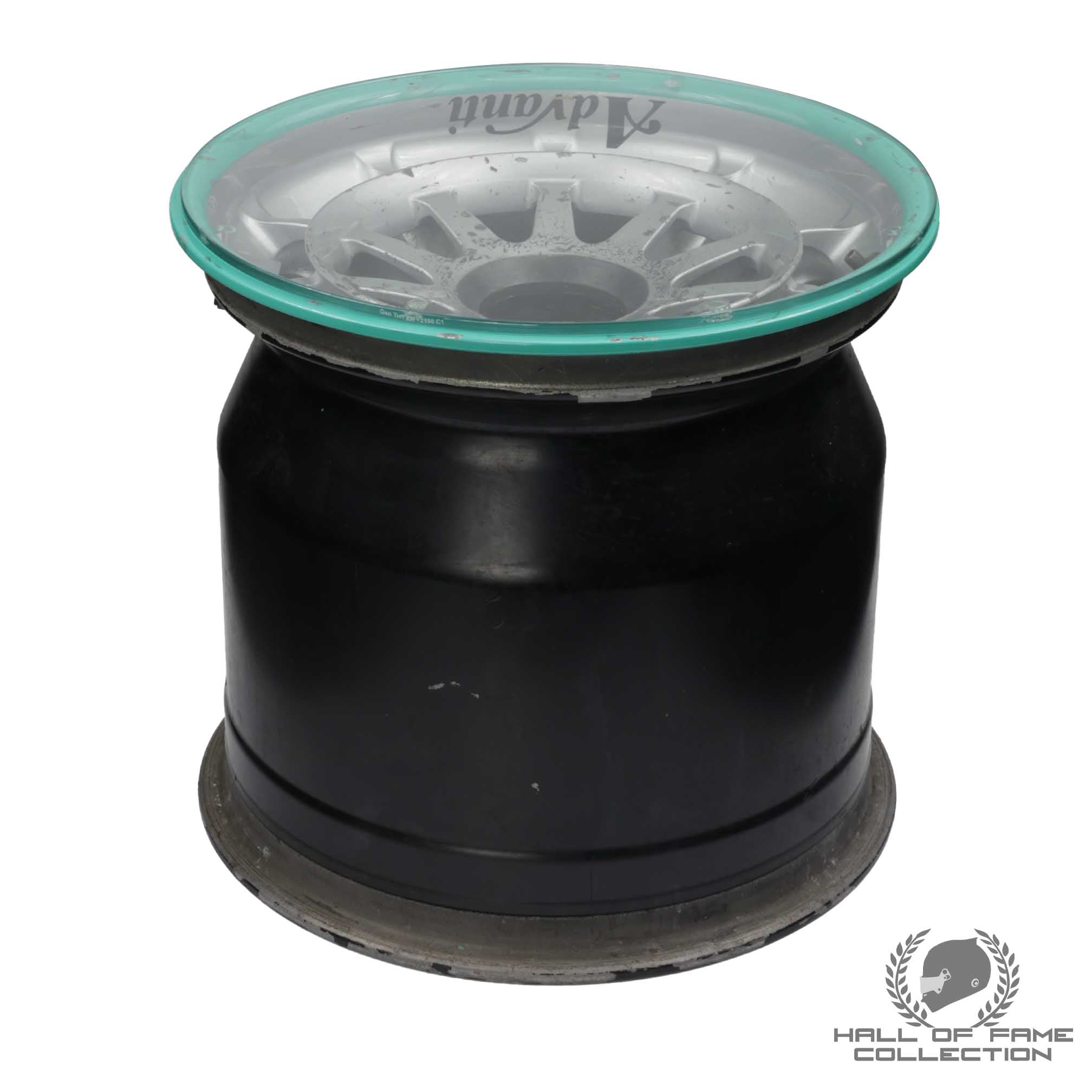 2013 Lewis Hamilton Race Used Mercedes F1 Front Wheel Table