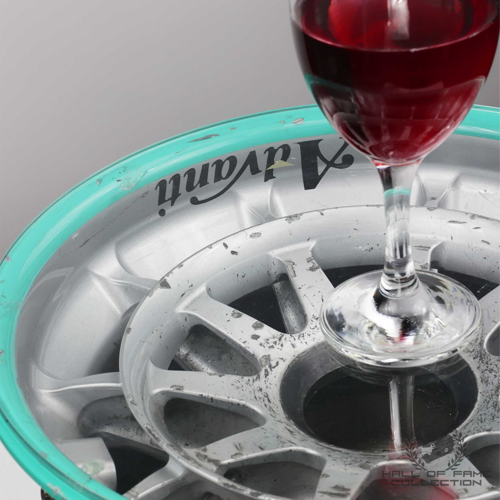 2013 Lewis Hamilton Race Used Mercedes F1 Front Wheel Table