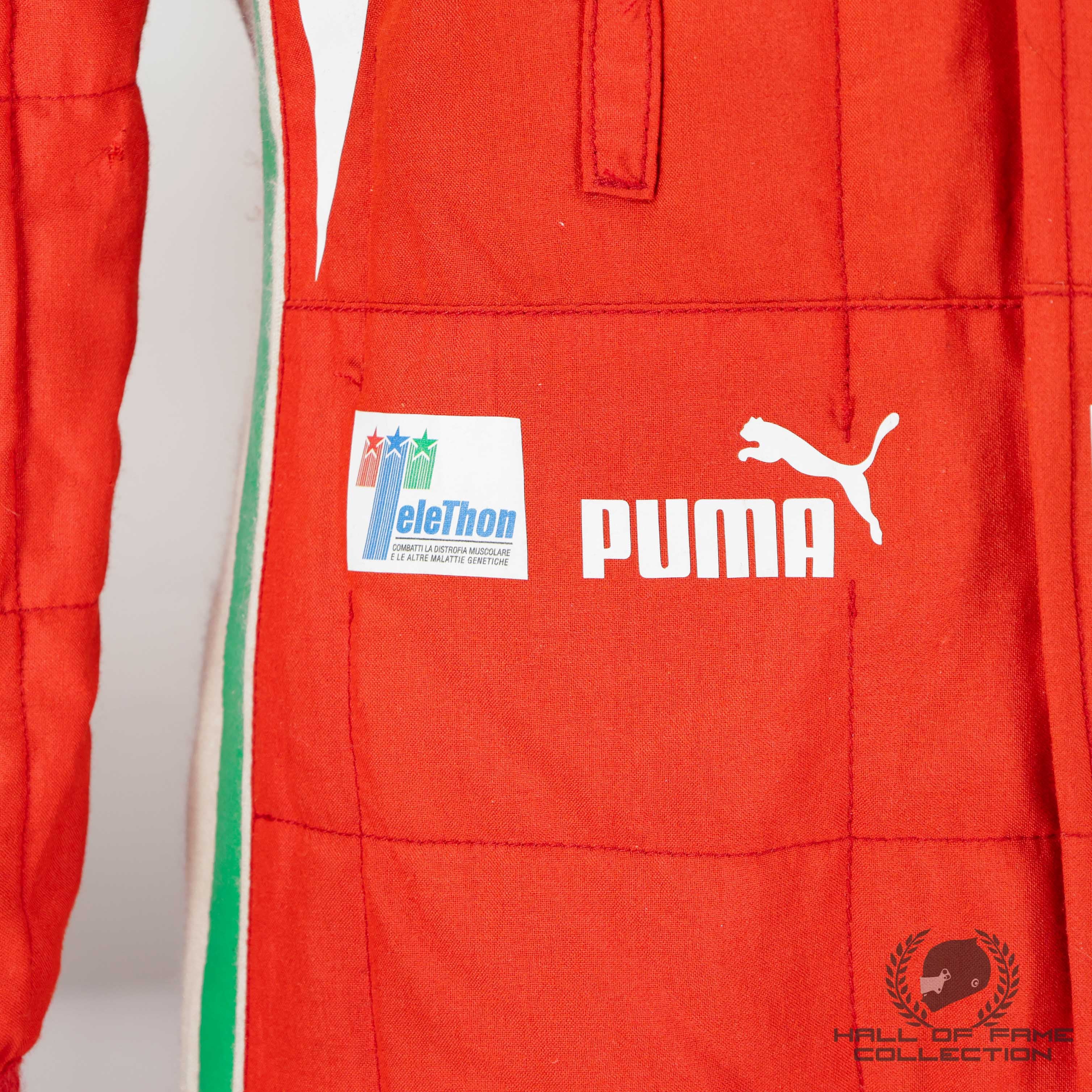 2013 Fernando Alonso Signed Race Used Scuderia Ferrari F1 Suit