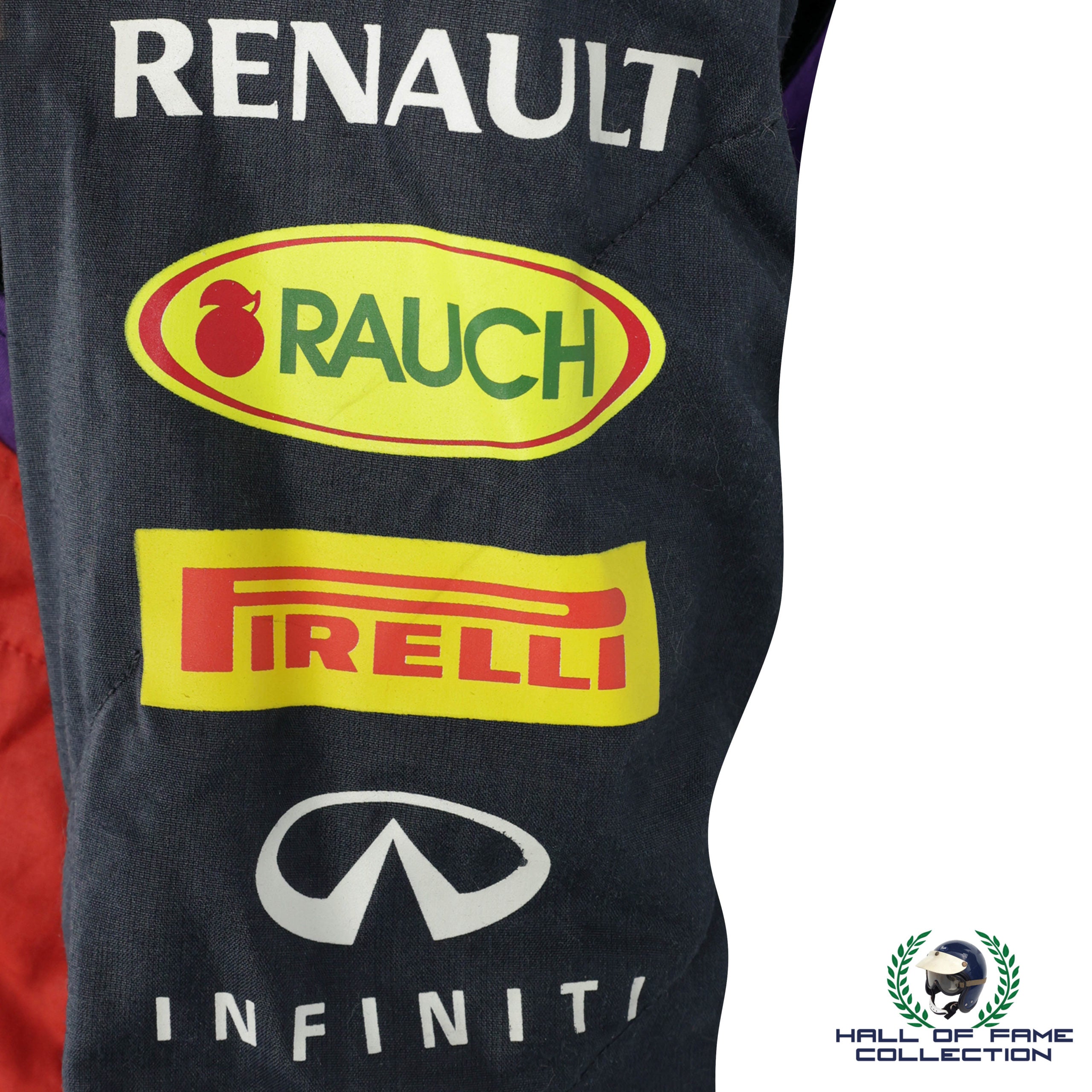 2014 Sebastian Vettel Original Worn Red Bull Racing Formula 1 Suit