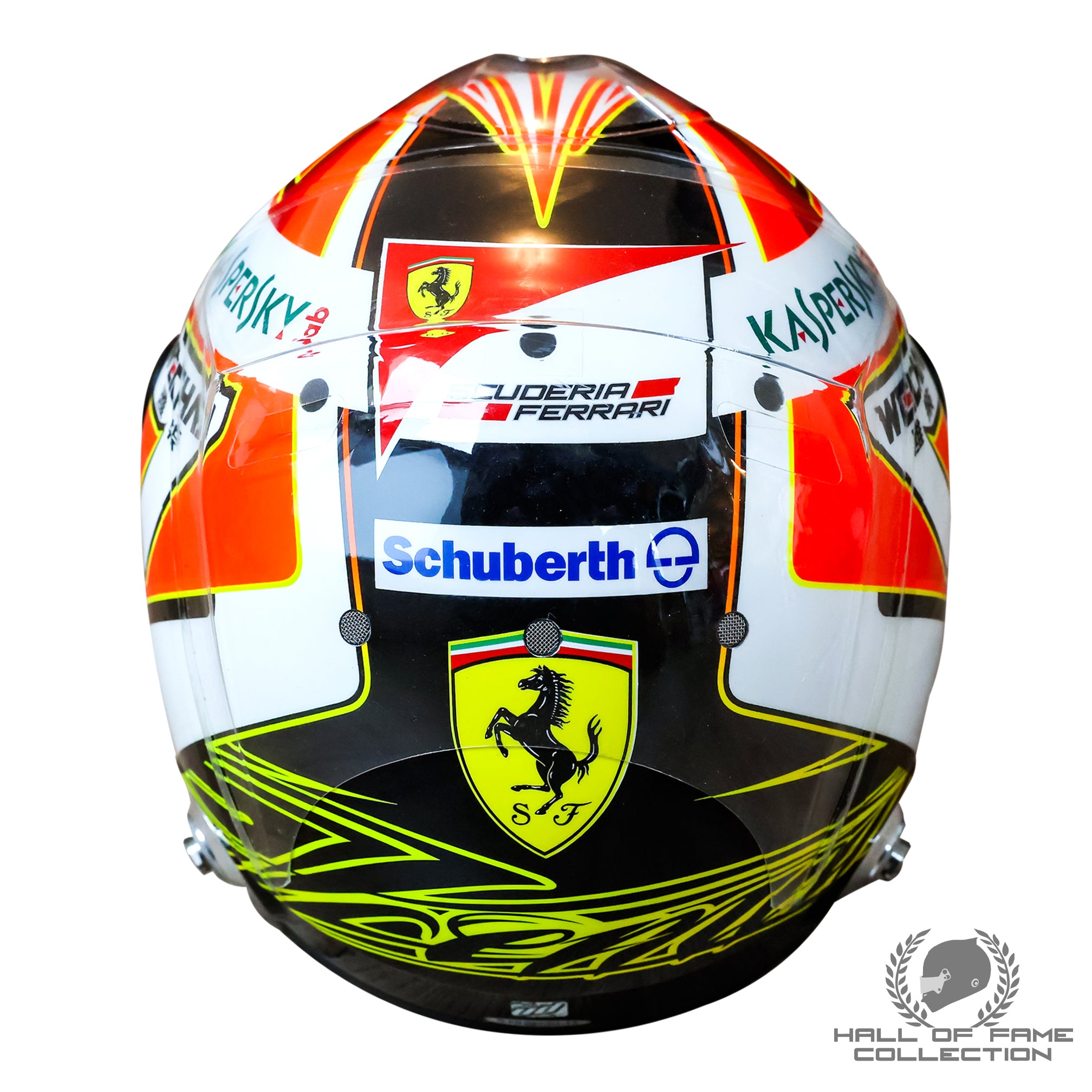 2014 Kimi Raikkonen Signed Original Used Scuderia Ferrari F1 Helmet