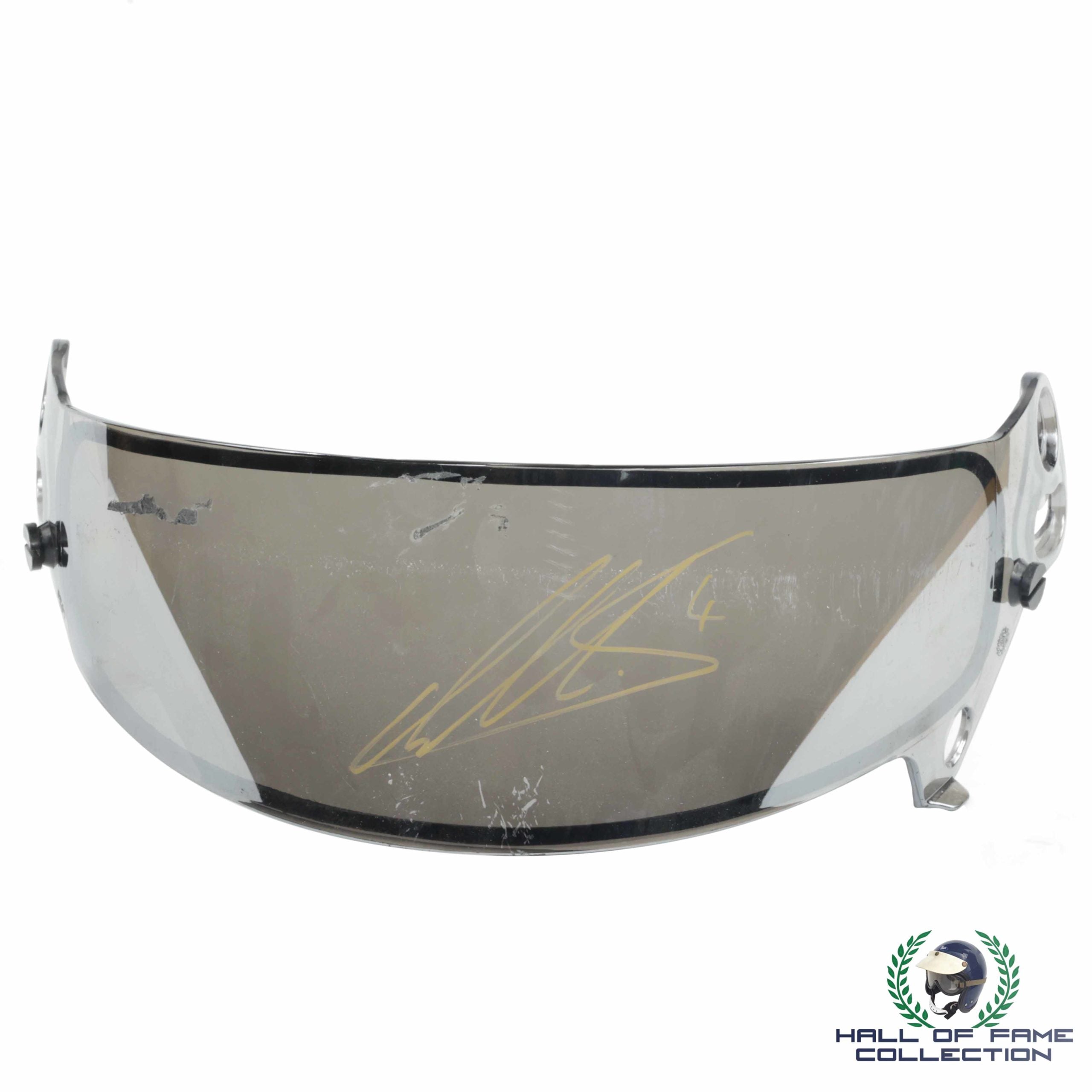2015 Stefano Coletti Signed Race Used KV Racing Technology IndyCar Visor