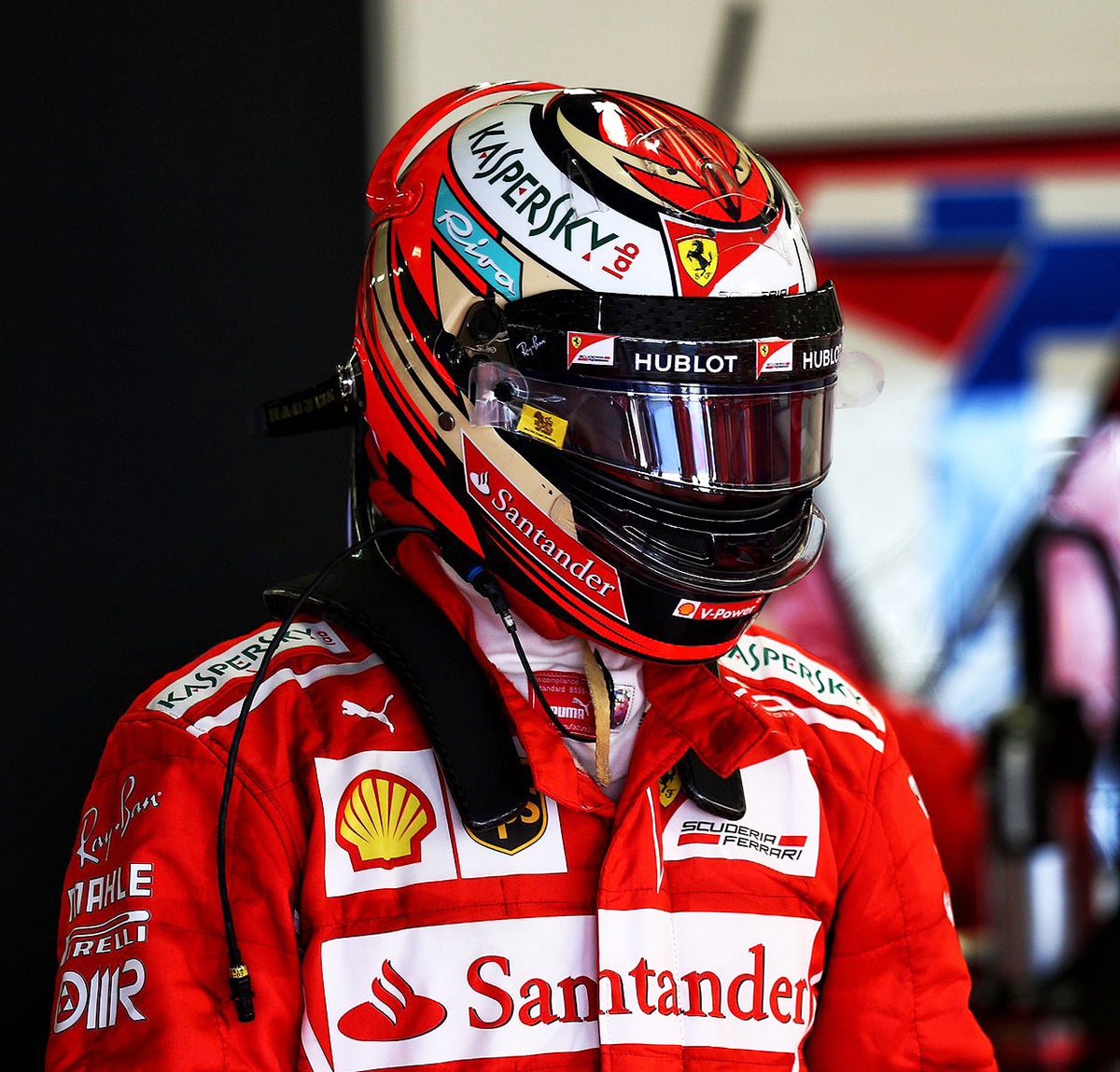 2017 Kimi Raikkonen Bell Limited Edition Series Replica Ferrari F1 Helmet