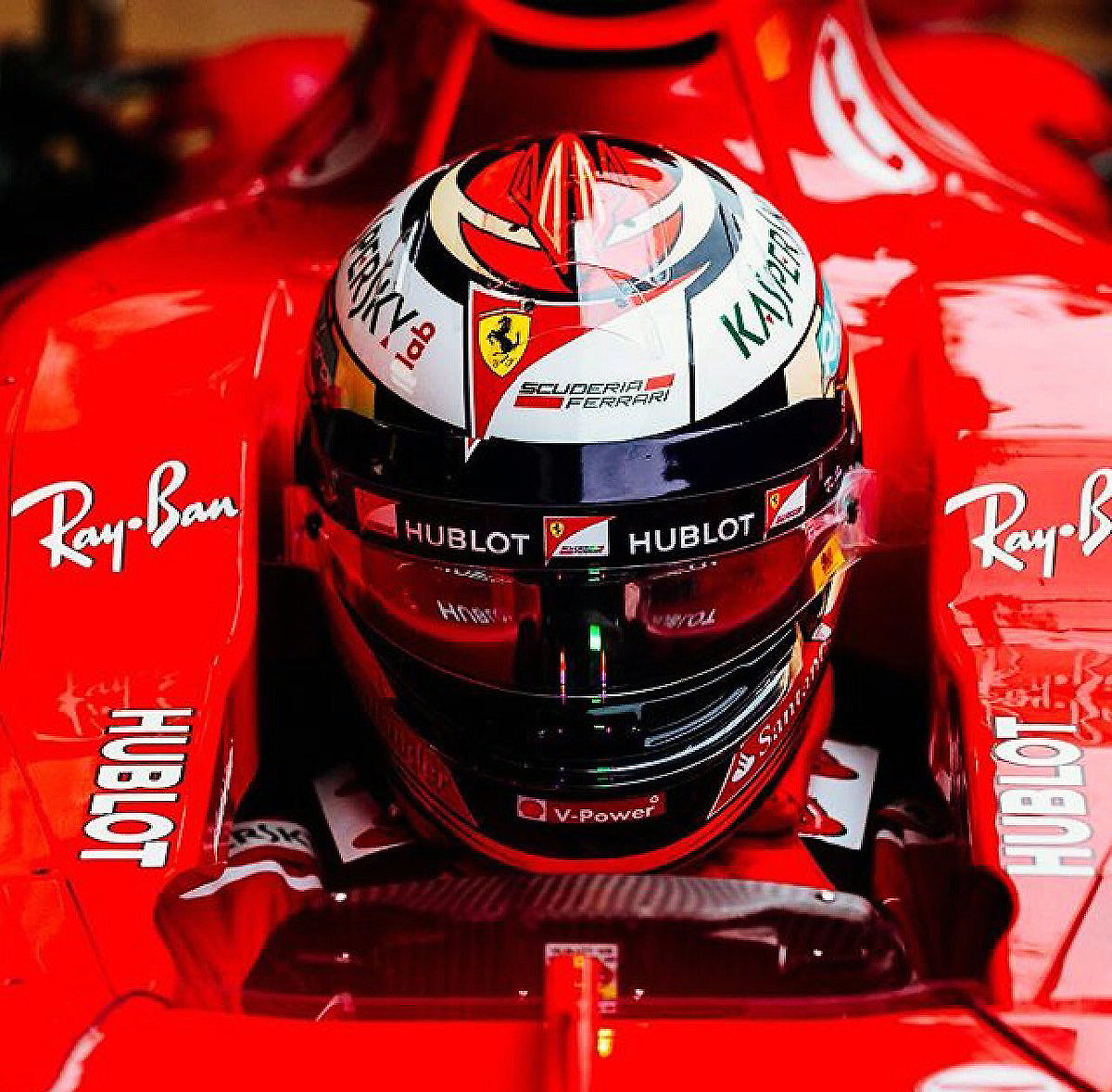 2017 Kimi Raikkonen Bell Limited Edition Series Replica Ferrari F1 Helmet