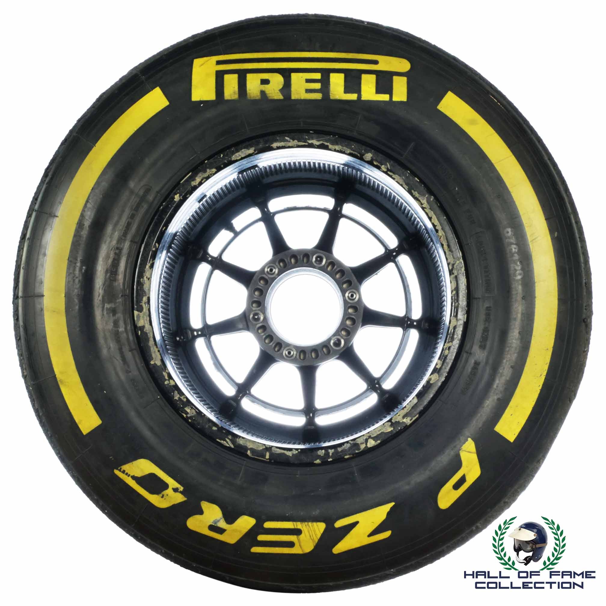 2016 Max Verstappen F1 Used Red Bull Racing Front Wheel And Pirelli Tire