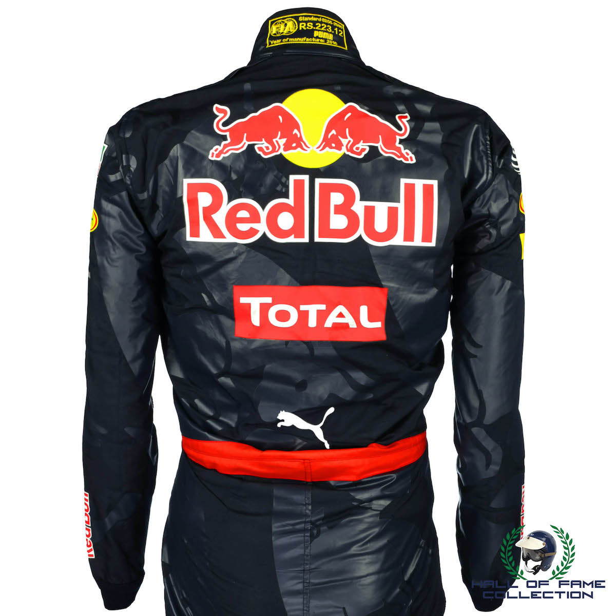 2016 Max Verstappen Race Used Red Bull Racing F1 Suit