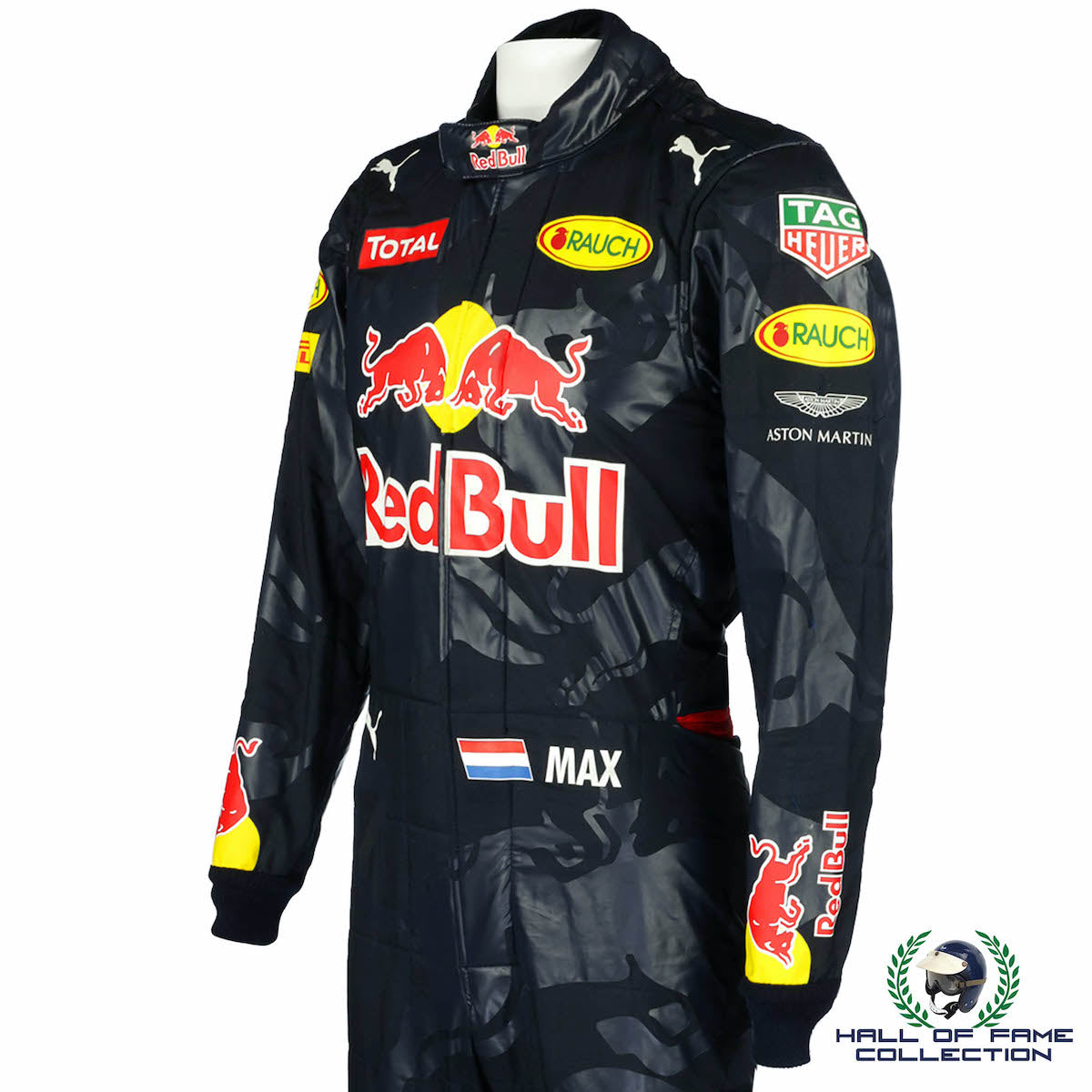 2016 Max Verstappen Race Used Red Bull Racing F1 Suit