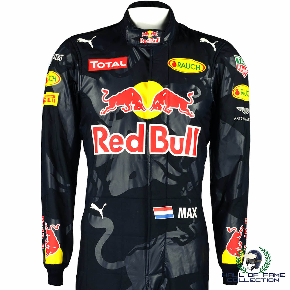 2016 Max Verstappen Race Used Red Bull Racing F1 Suit