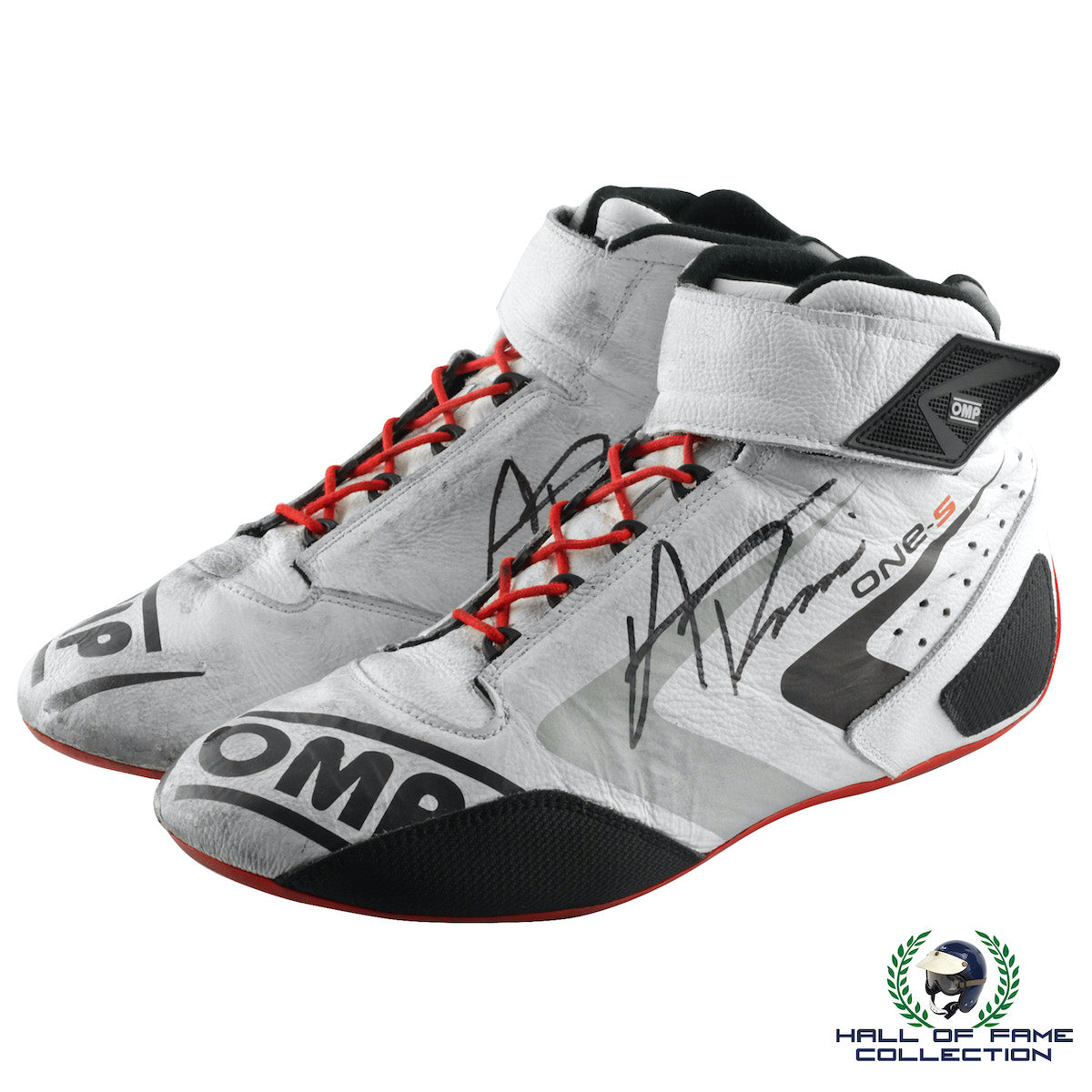 2017 Alexander Rossi Signed Watkins Glen Race Winning Andretti Autosport IndyCar Boots
