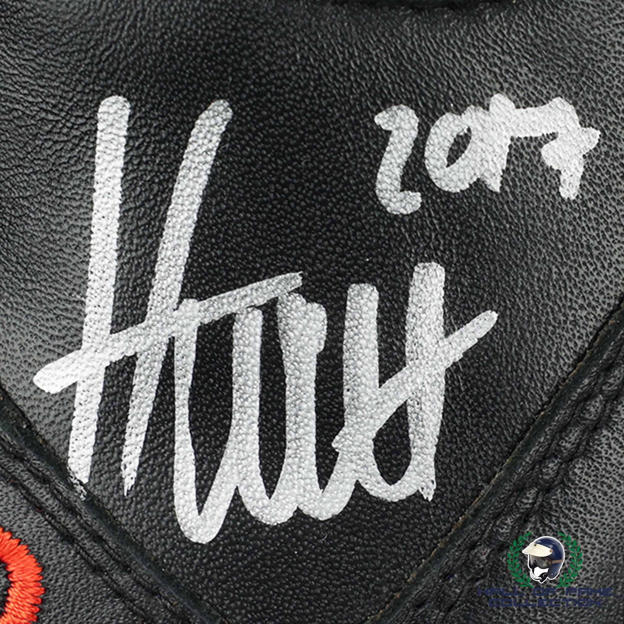 2017 James Hinchcliffe Signed Race Used Schmidt Petersen Motorsports IndyCar Boots
