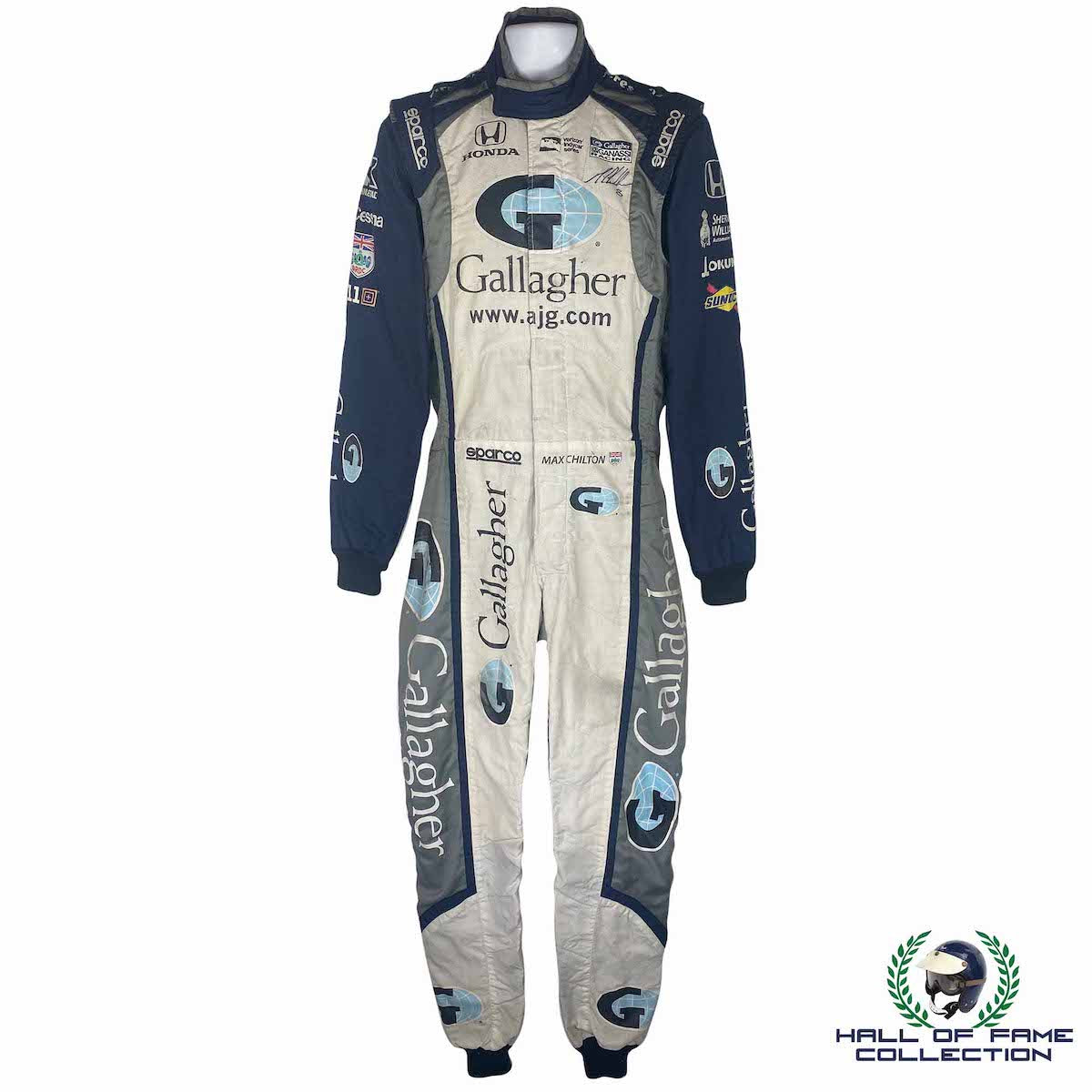 2017 Max Chilton Signed Race Used Chip Ganassi Racing IndyCar Suit