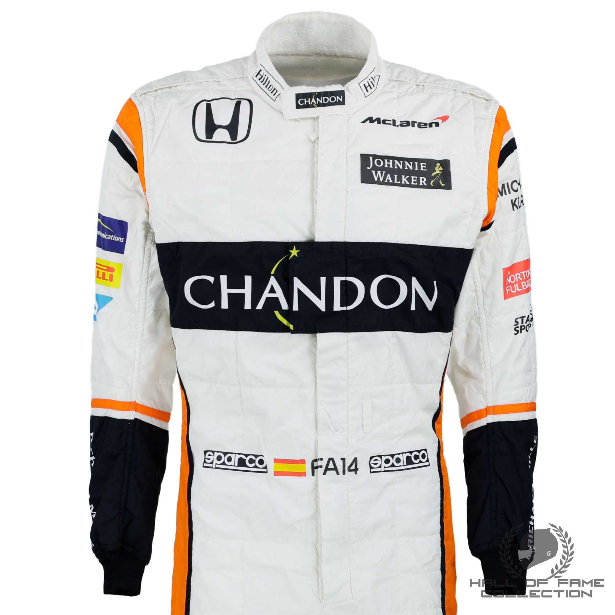 2017 Fernando Alonso Spanish Grand Prix Used Mclaren F1 Suit