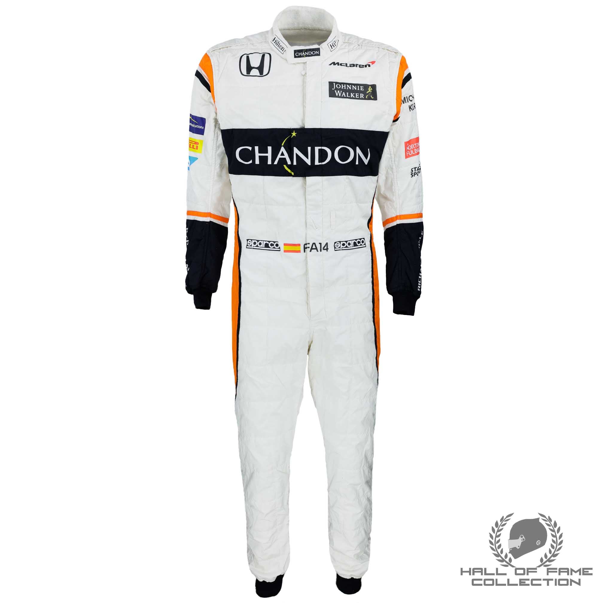2017 Fernando Alonso Spanish Grand Prix Used Mclaren F1 Suit