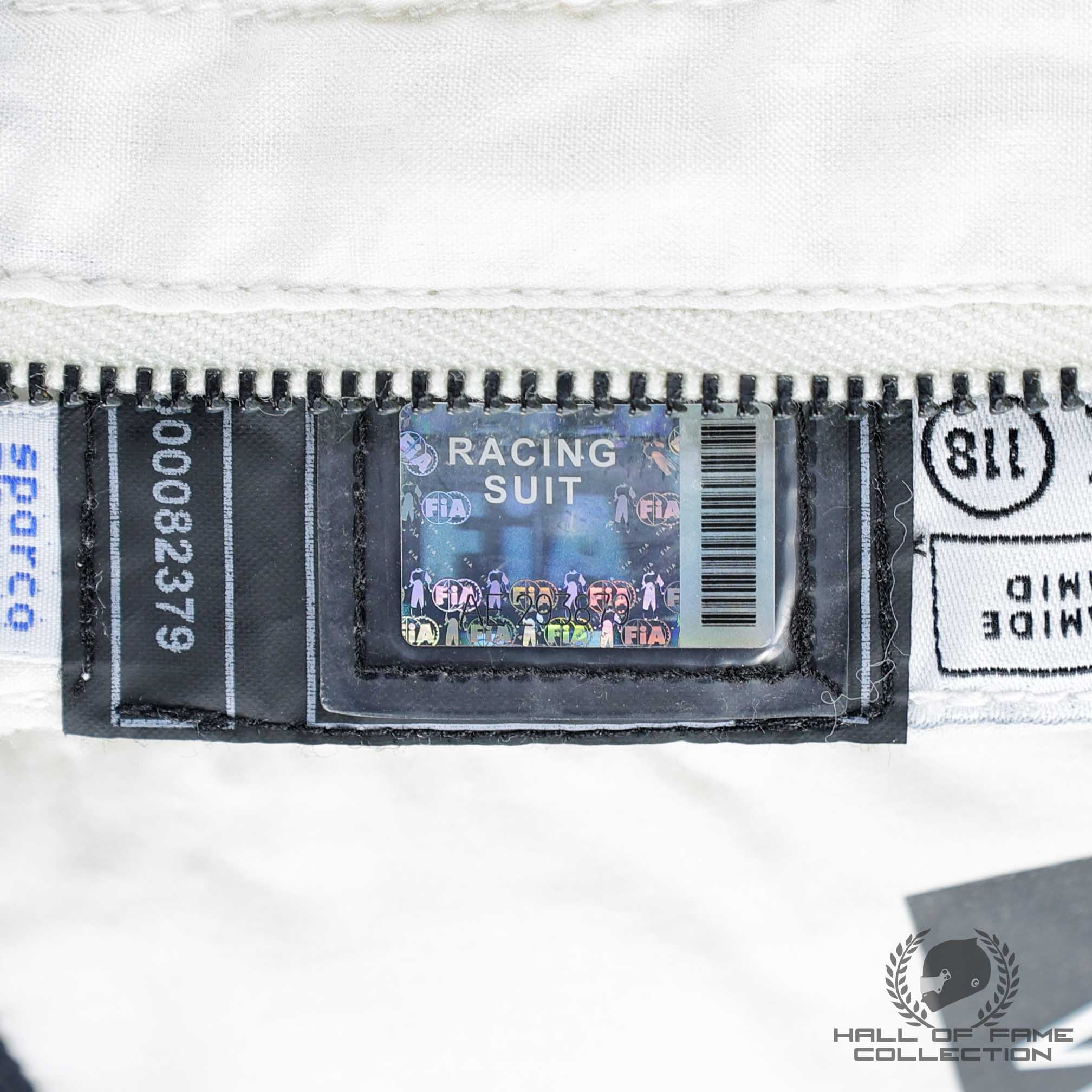 2017 Fernando Alonso Spanish Grand Prix Used Mclaren F1 Suit