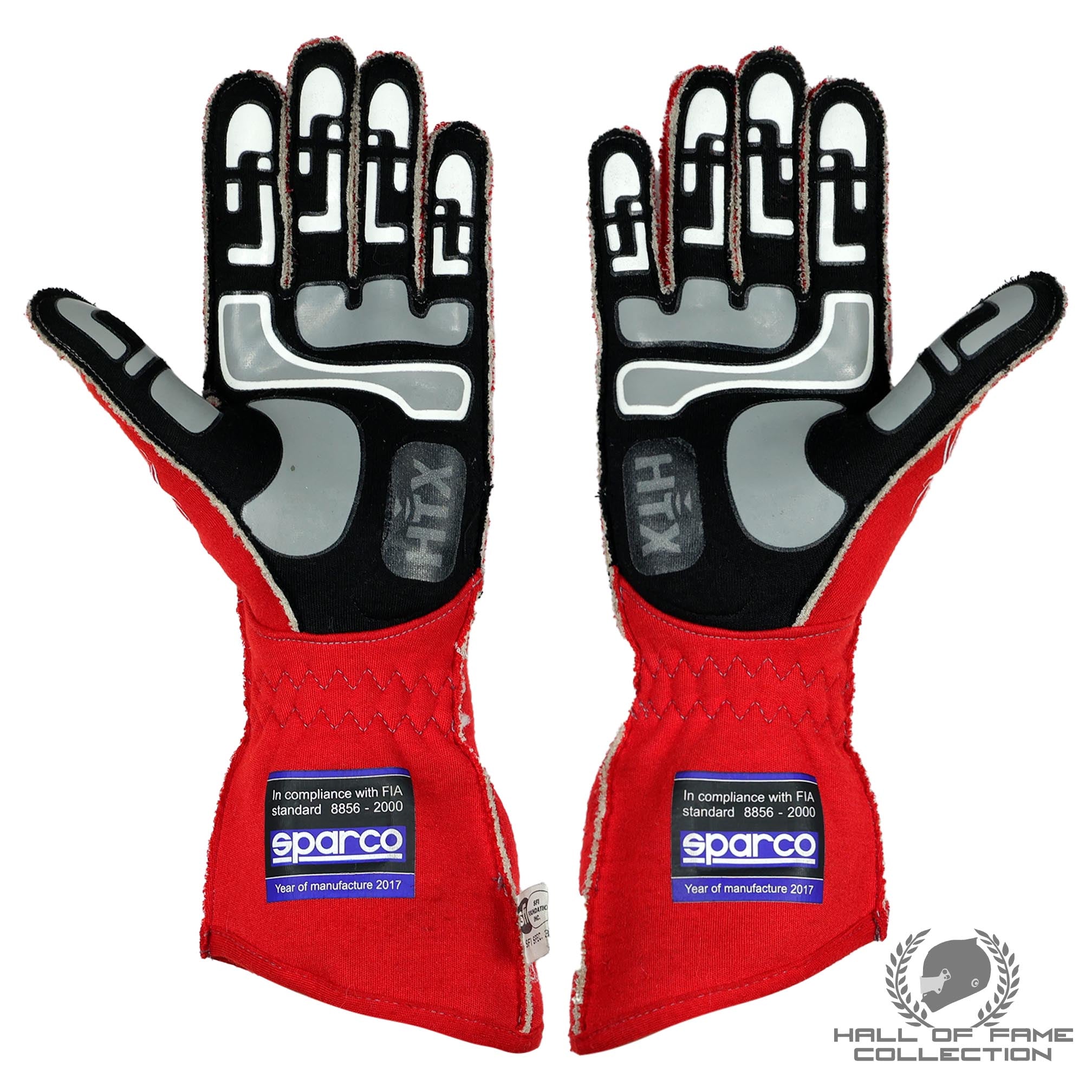 2017 James Hinchcliffe Signed Race Used Schmidt Peterson Motorsports Indycar Gloves