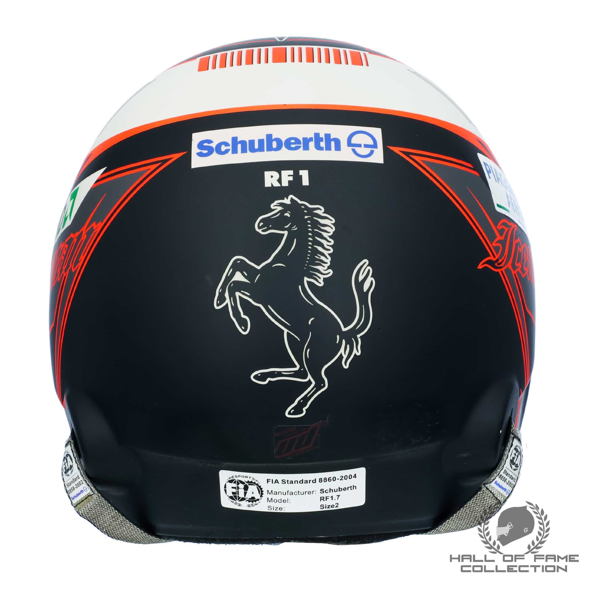 2008 Kimi Raikkonen Jerez Test Used Scuderia Ferrari F1 Helmet