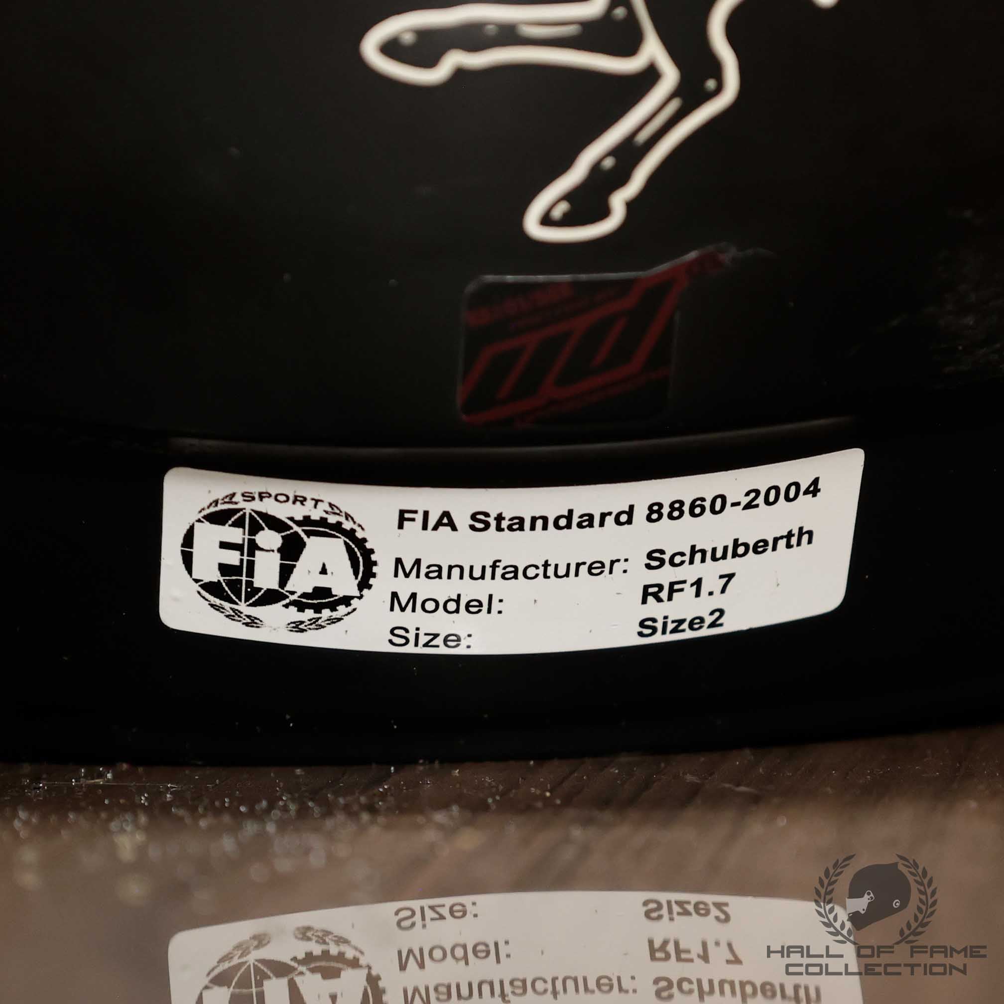 2008 Kimi Raikkonen Jerez Test Used Scuderia Ferrari F1 Helmet