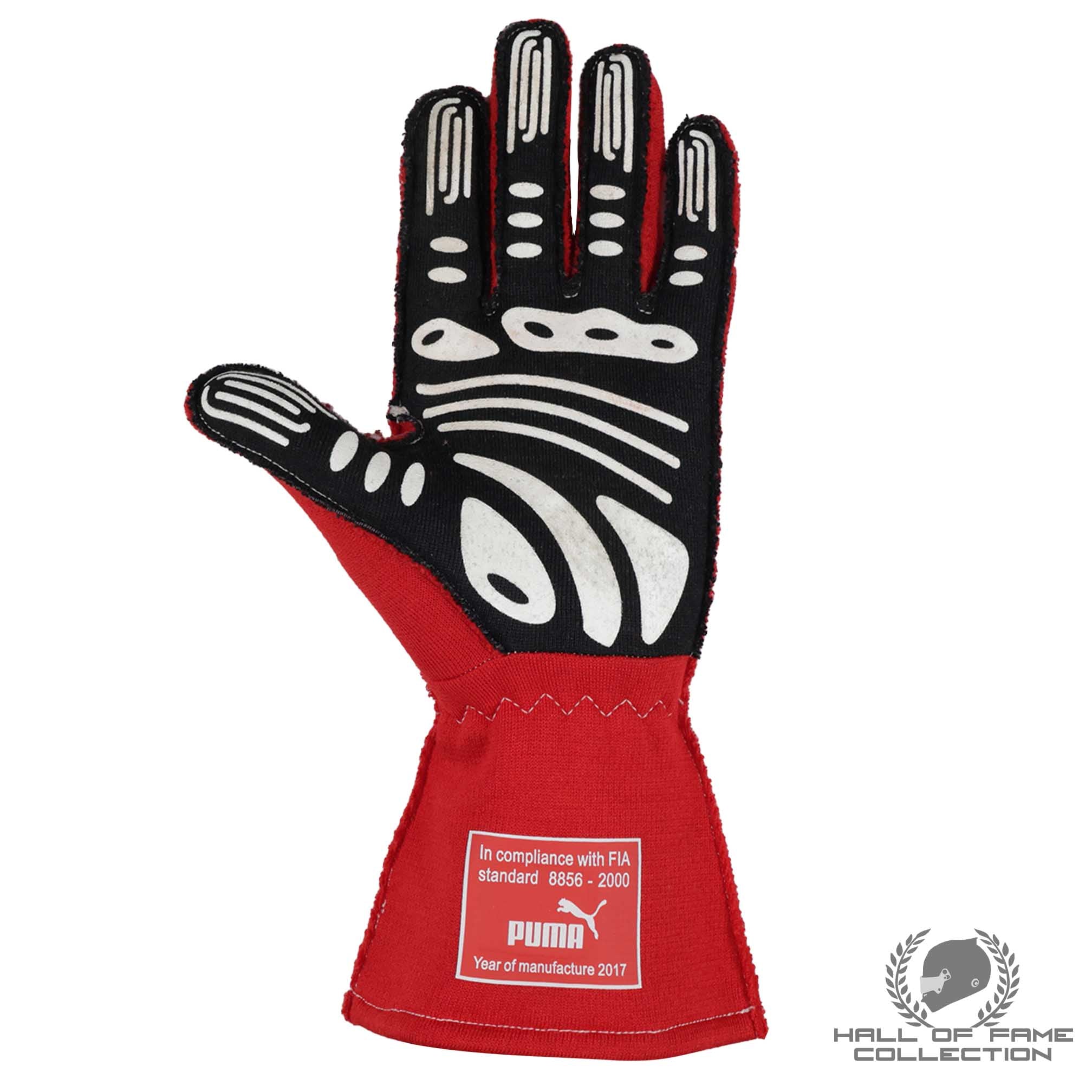 2017 Sebastian Vettel Signed Scuderia Ferrari F1 Single Glove