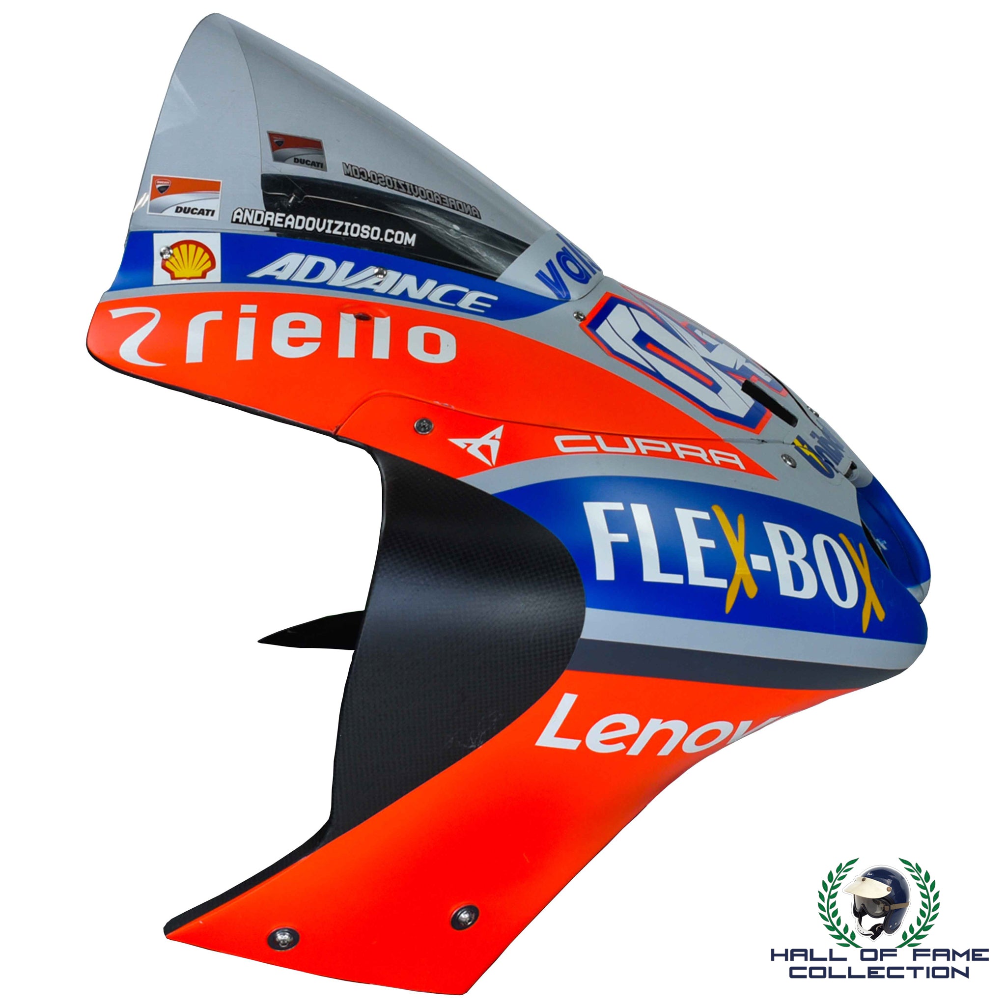 2018 Andrea Dovizioso Race Used Ducati GP18 MotoGP Front Fairing