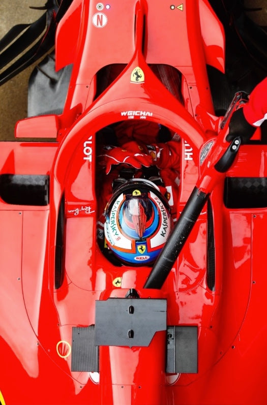 2018 Kimi Raikkonen Scuderia Ferrari Official Bell Replica F1 Helmet