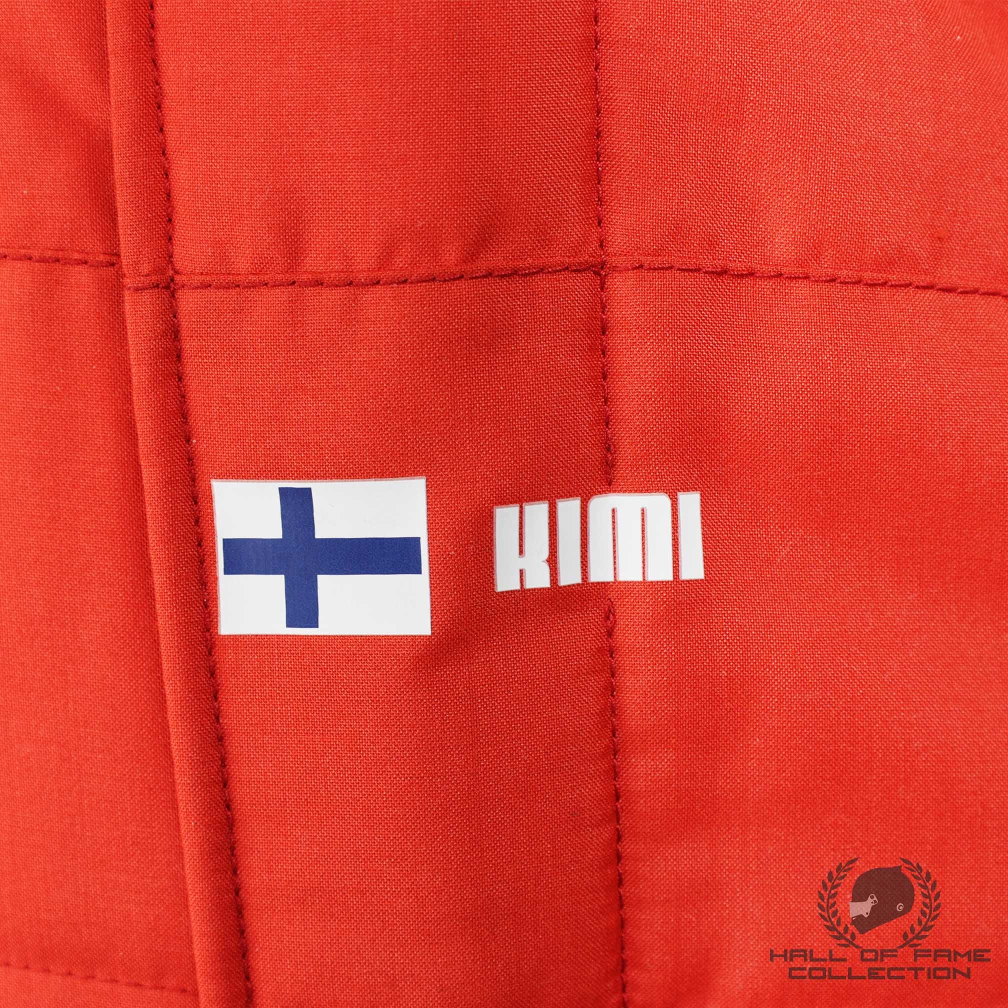 2018 Kimi Raikkonen Race Used Scuderia Ferrari F1 Suit