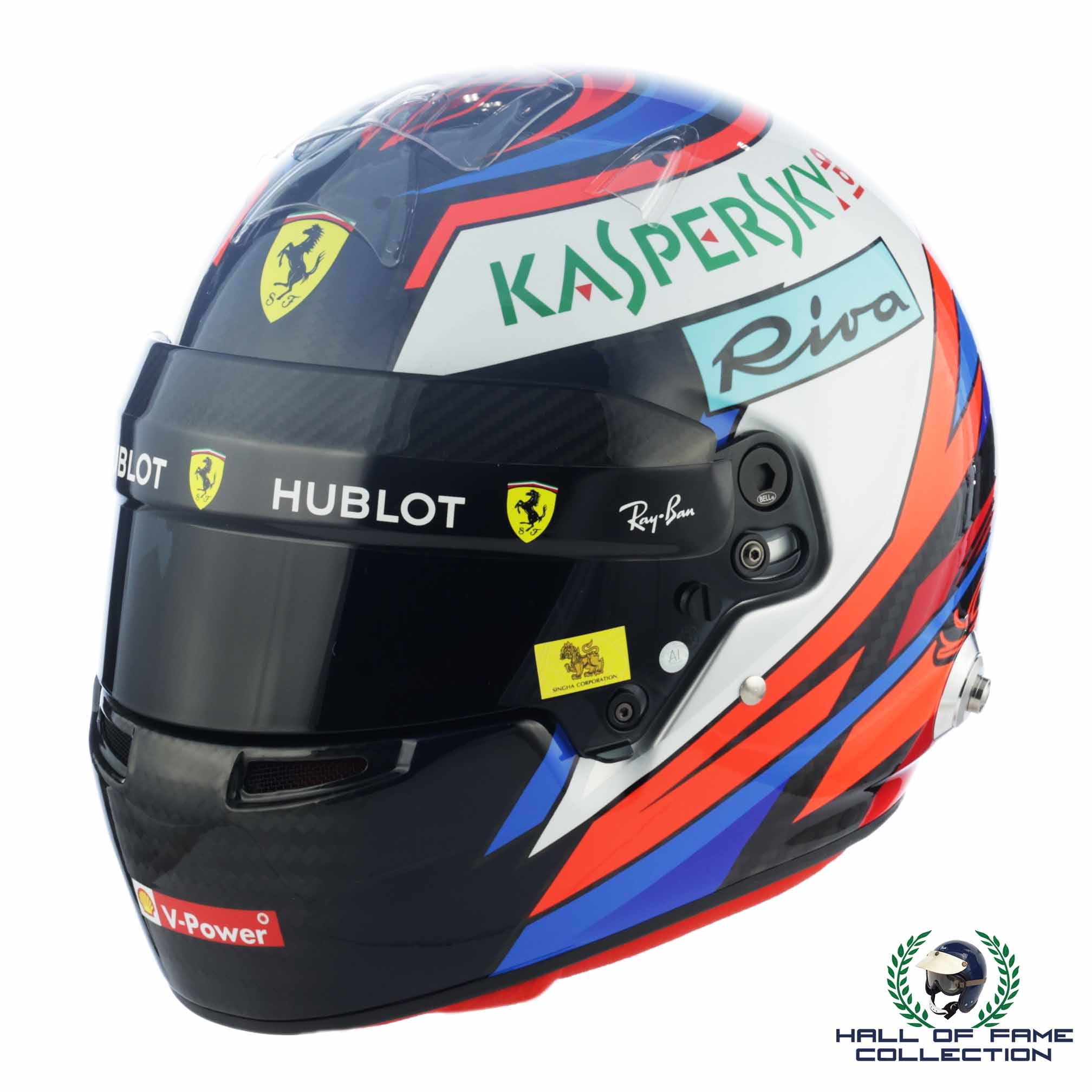 2018 Kimi Raikkonen Scuderia Ferrari Official Bell Replica F1 Helmet