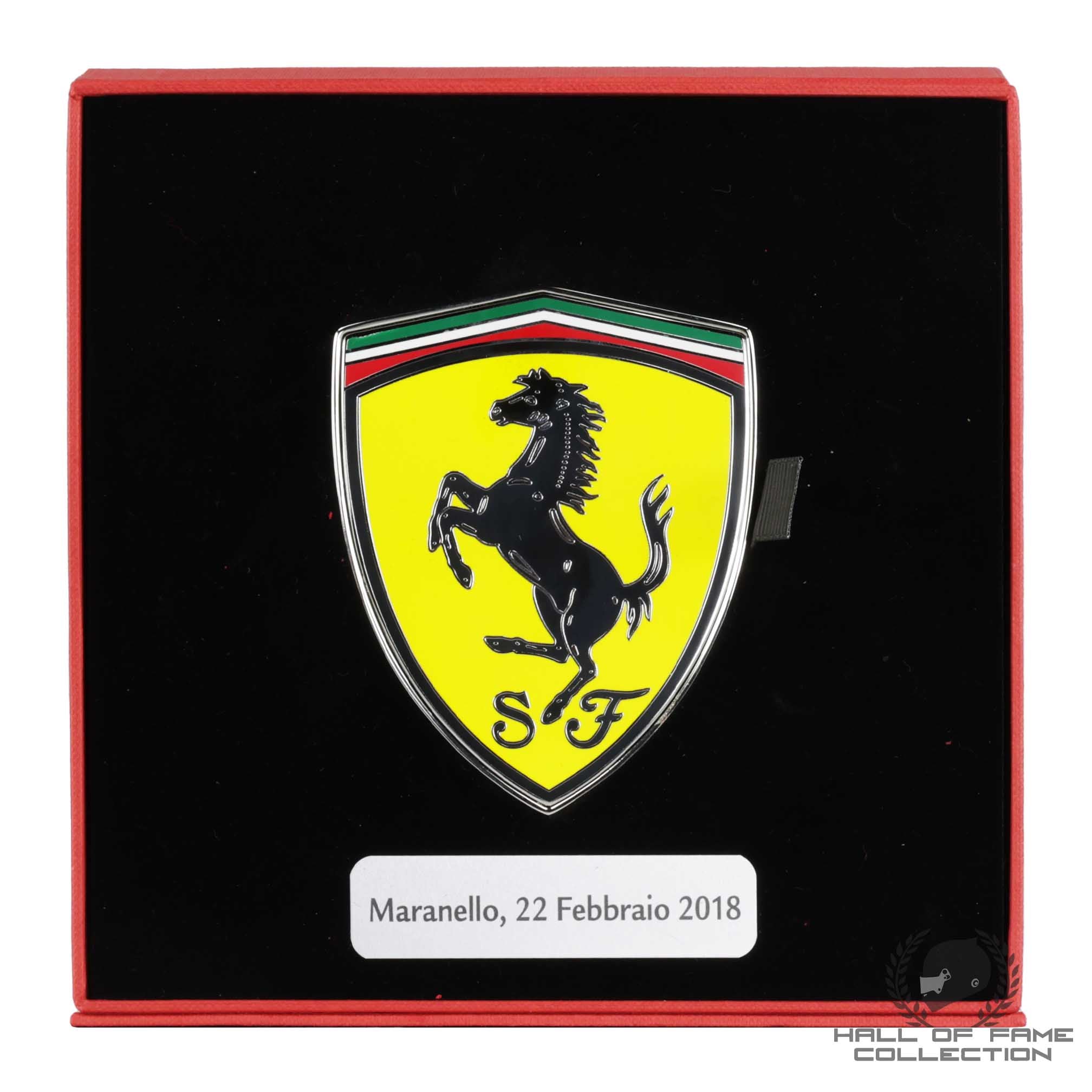 2018 Sebastian Vettel / Kimi Raikkonen Original Scuderia Ferrari Limited Edition / 50 F1 Presentation Logo