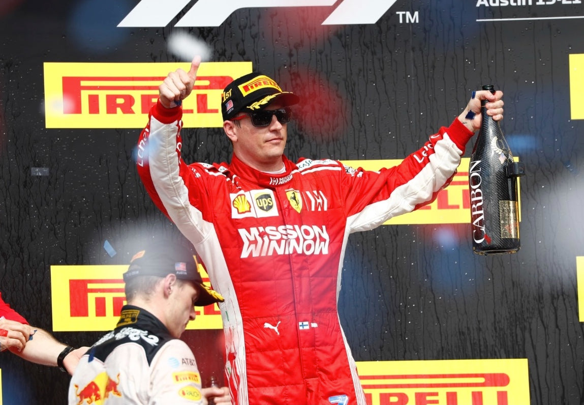 2018 Kimi Raikkonen Scuderia Ferrari Official Bell Replica F1 Helmet