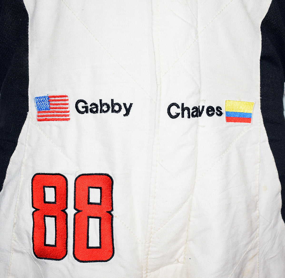 2018 Gabby Chaves Signed Race Worn Harding Racing IndyCar Suit