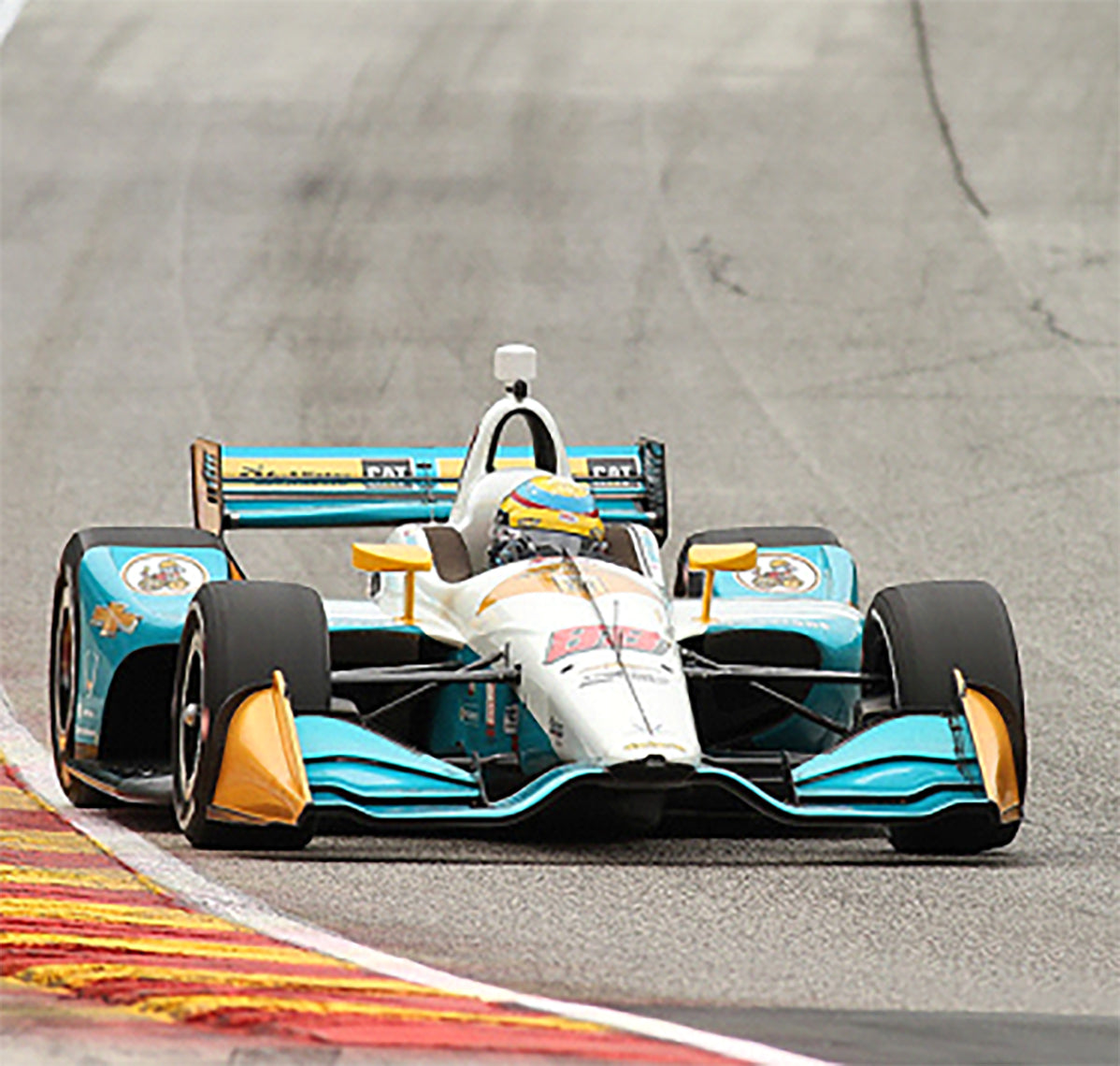 2018 Gabby Chaves Signed Race Worn Harding Racing IndyCar Suit