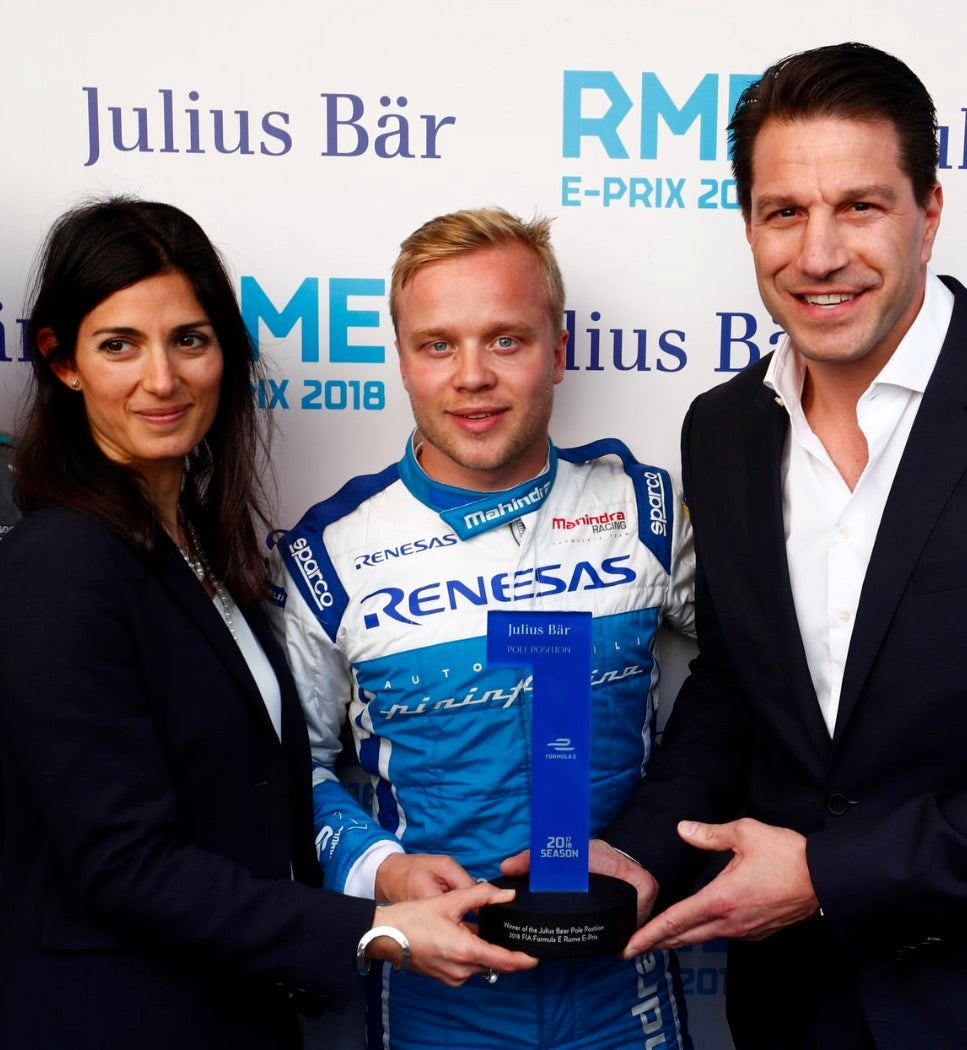 2018 Felix Rosenqvist Signed Rome ePrix Race Used Mahindra Formula E Suit + Nomex