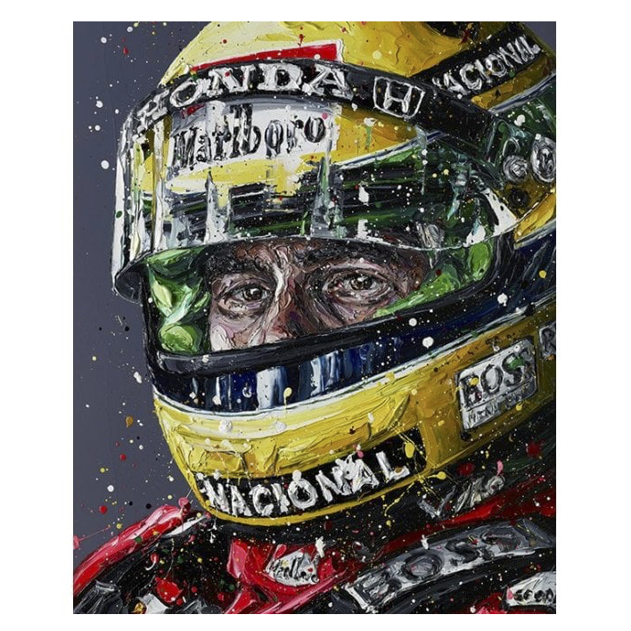 Ayrton Senna 2018 Paul Oz Artwork