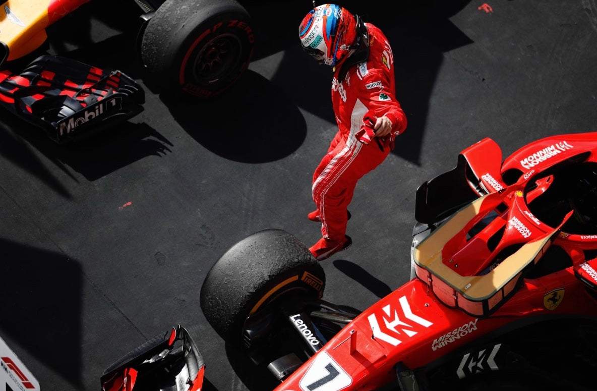 2018 Kimi Raikkonen Scuderia Ferrari Official Bell Replica F1 Helmet