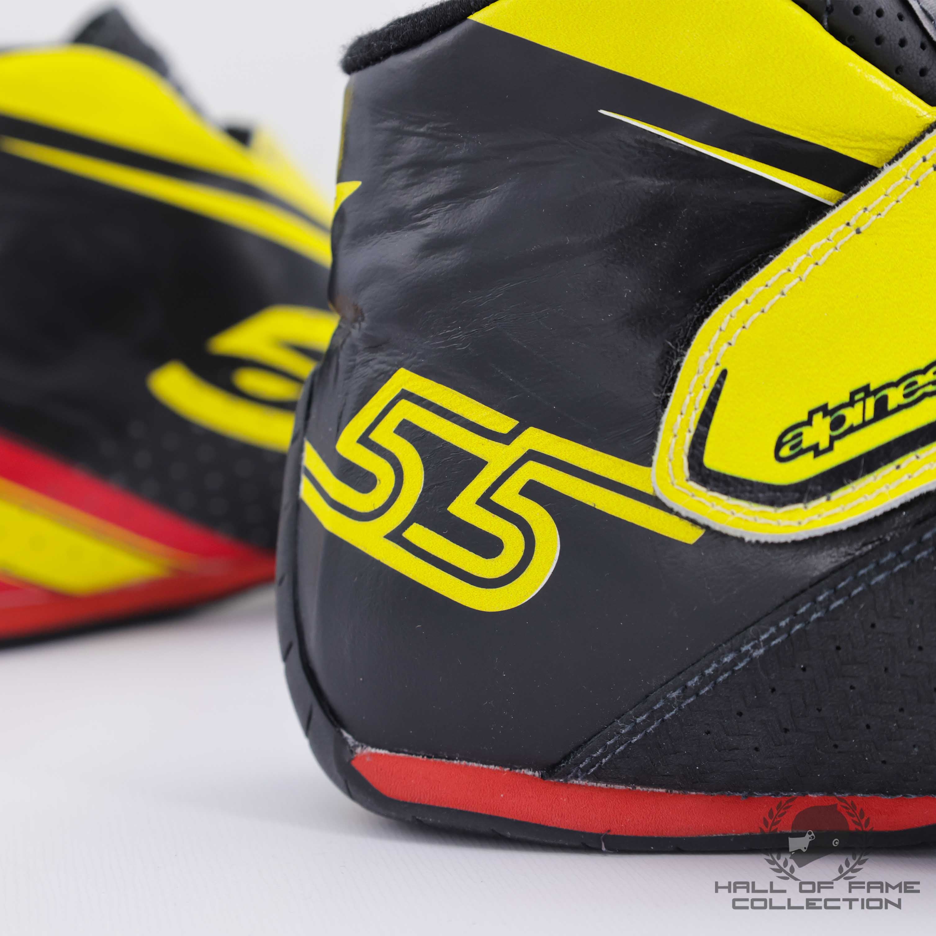 2018 Carlos Sainz Race Used Renault F1 Boots