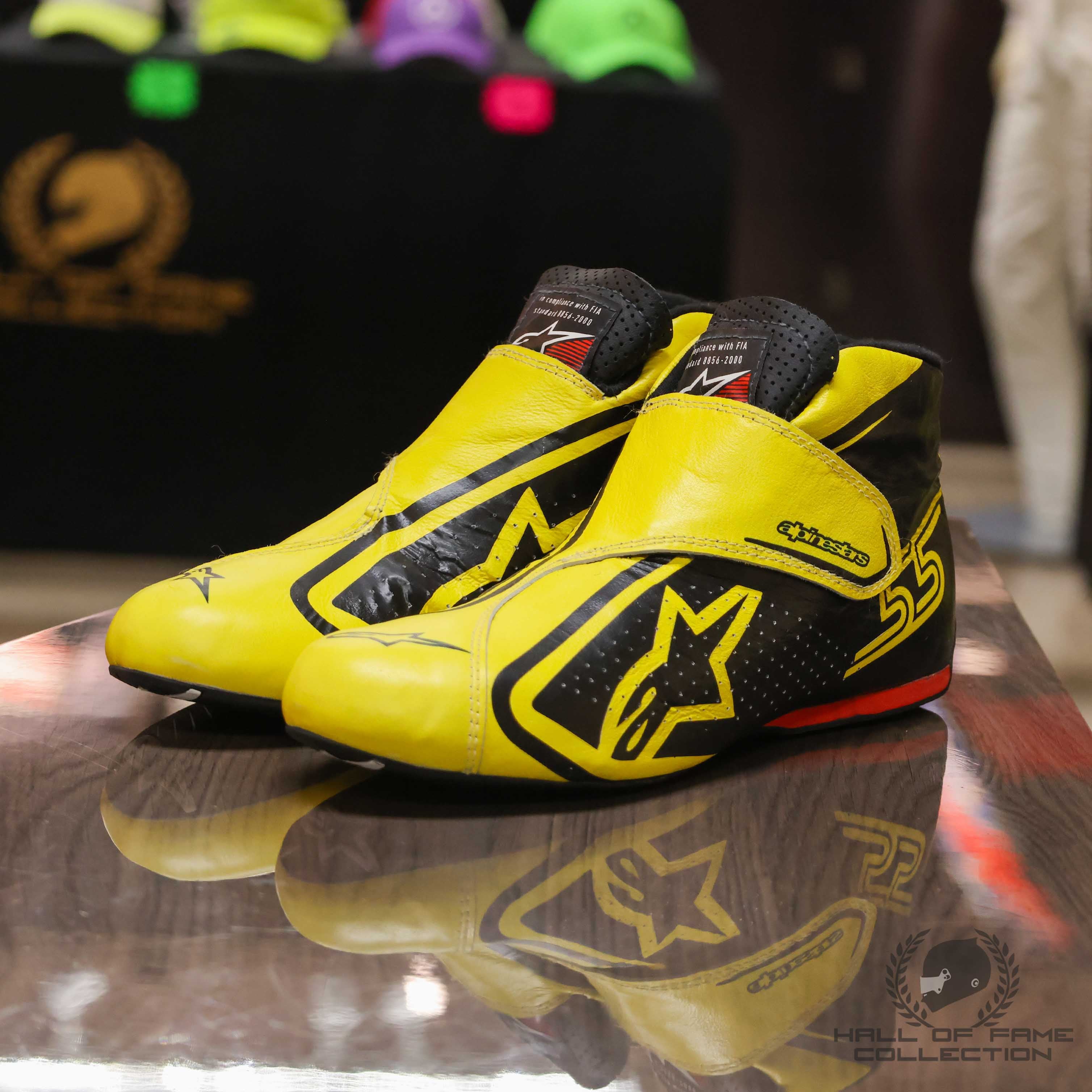 2018 Carlos Sainz Race Used Renault F1 Boots